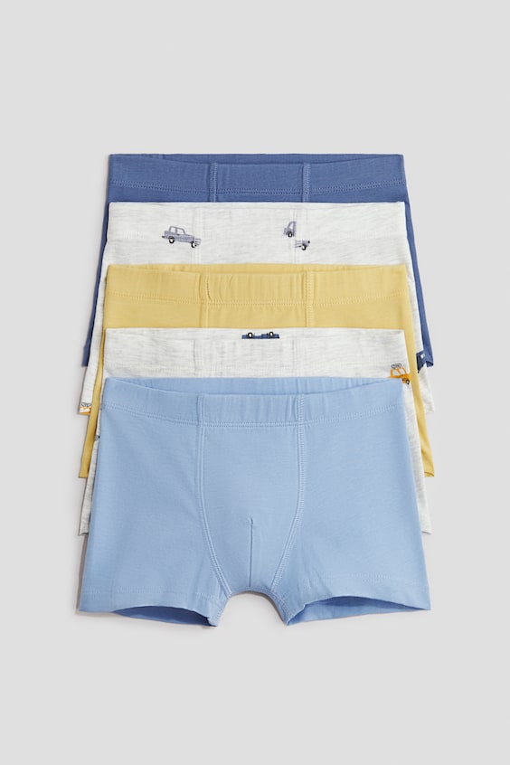 Трусы-боксеры для детей, хлопок, 5 шт. — H&M