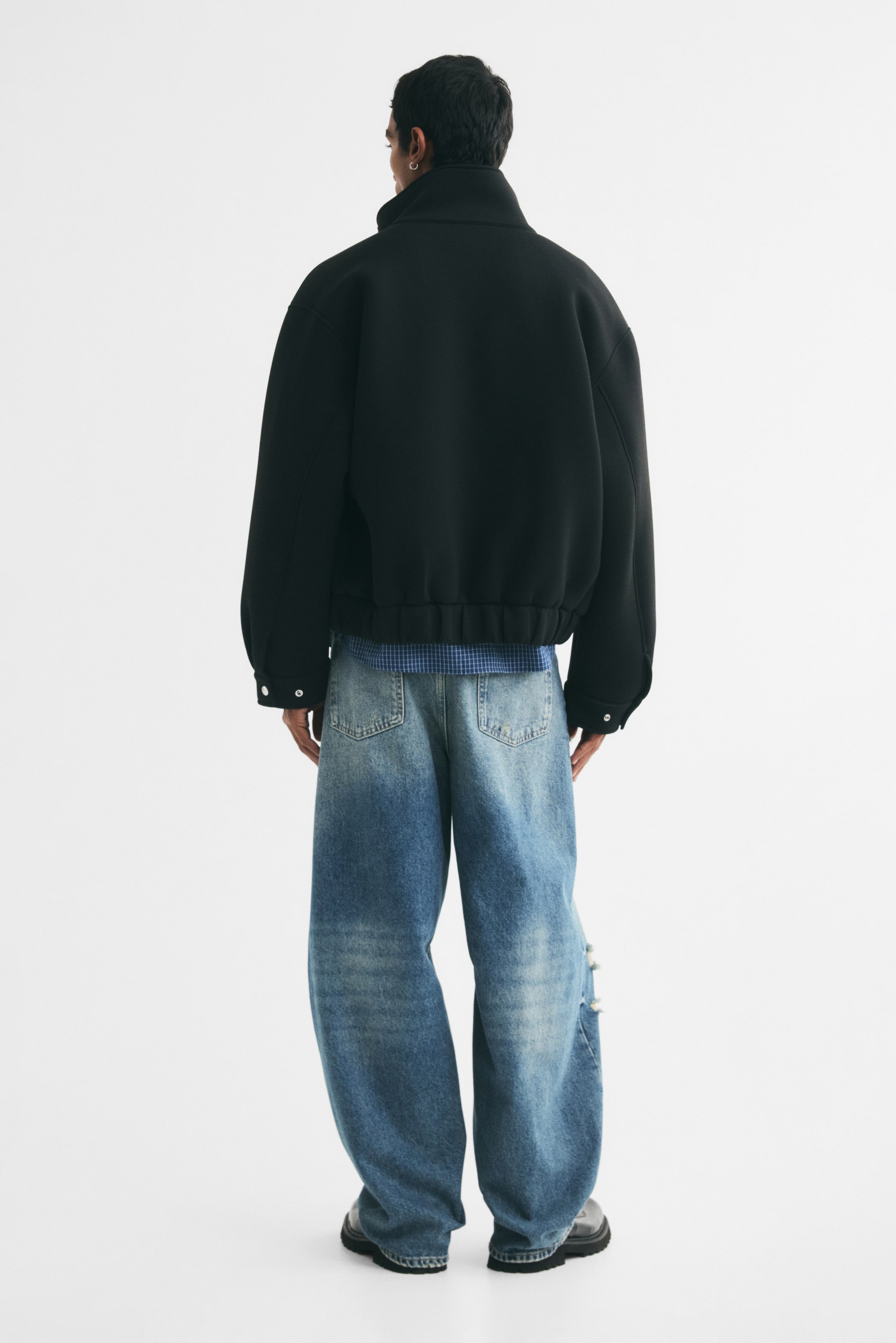 Baggy Barrel-Leg Jeans