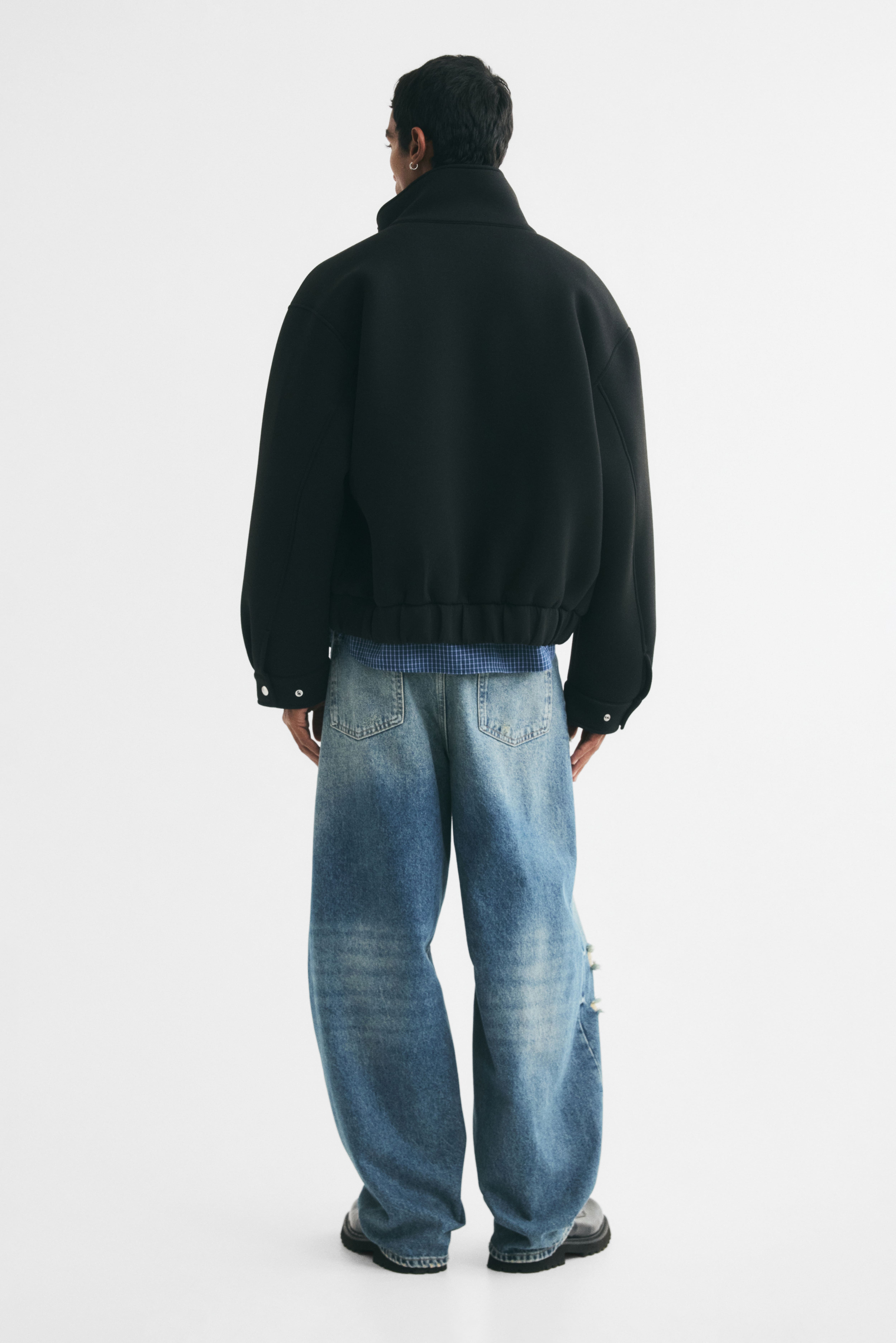 Baggy Barrel-Leg Jeans