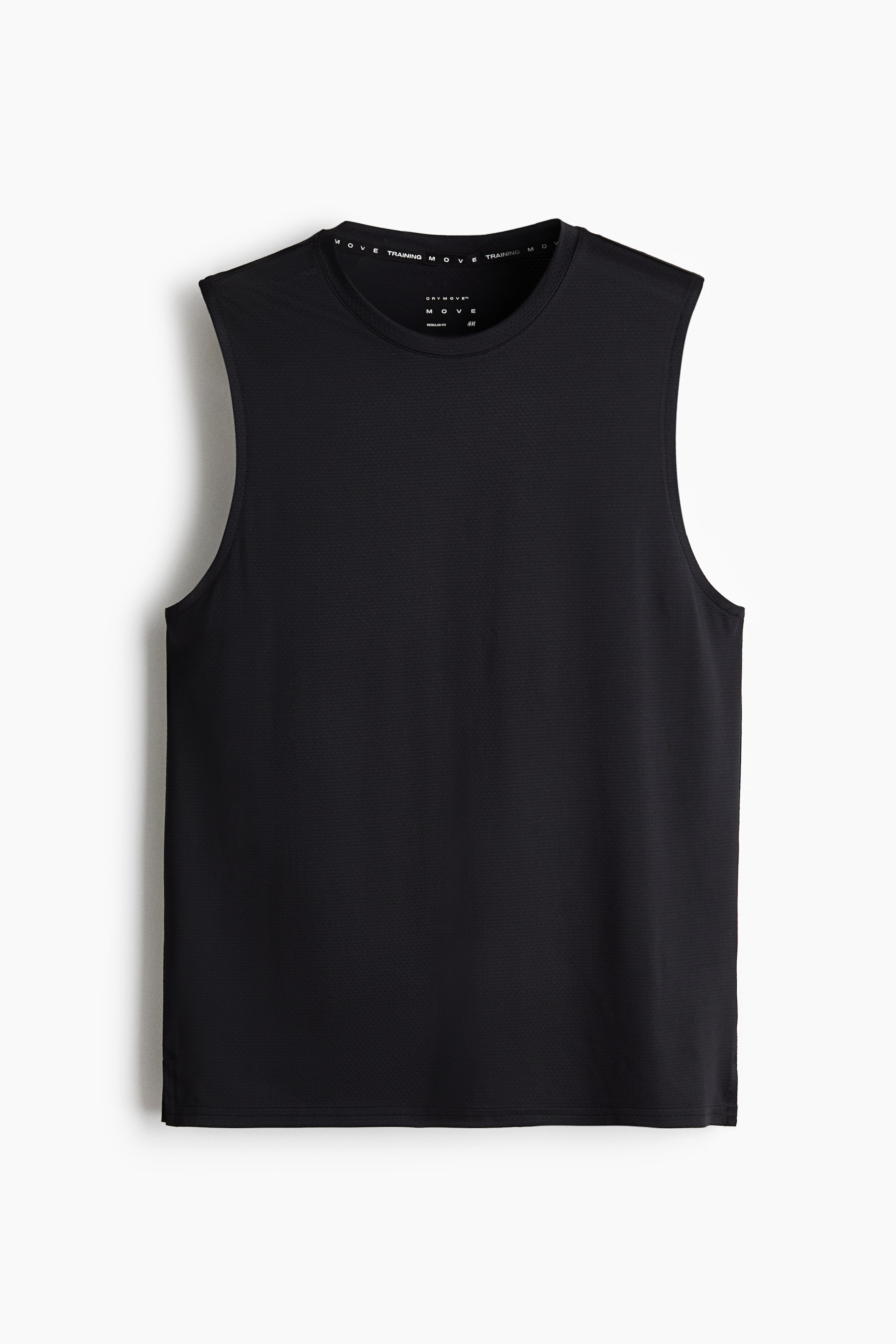 View larger image: Regular Fit Sports vest top with DryMove™ - Black - Men | H&M IN 1