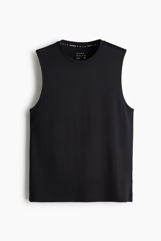 Мужские топы H&M Regular-Fit Sports Tank Top with DryMove™
