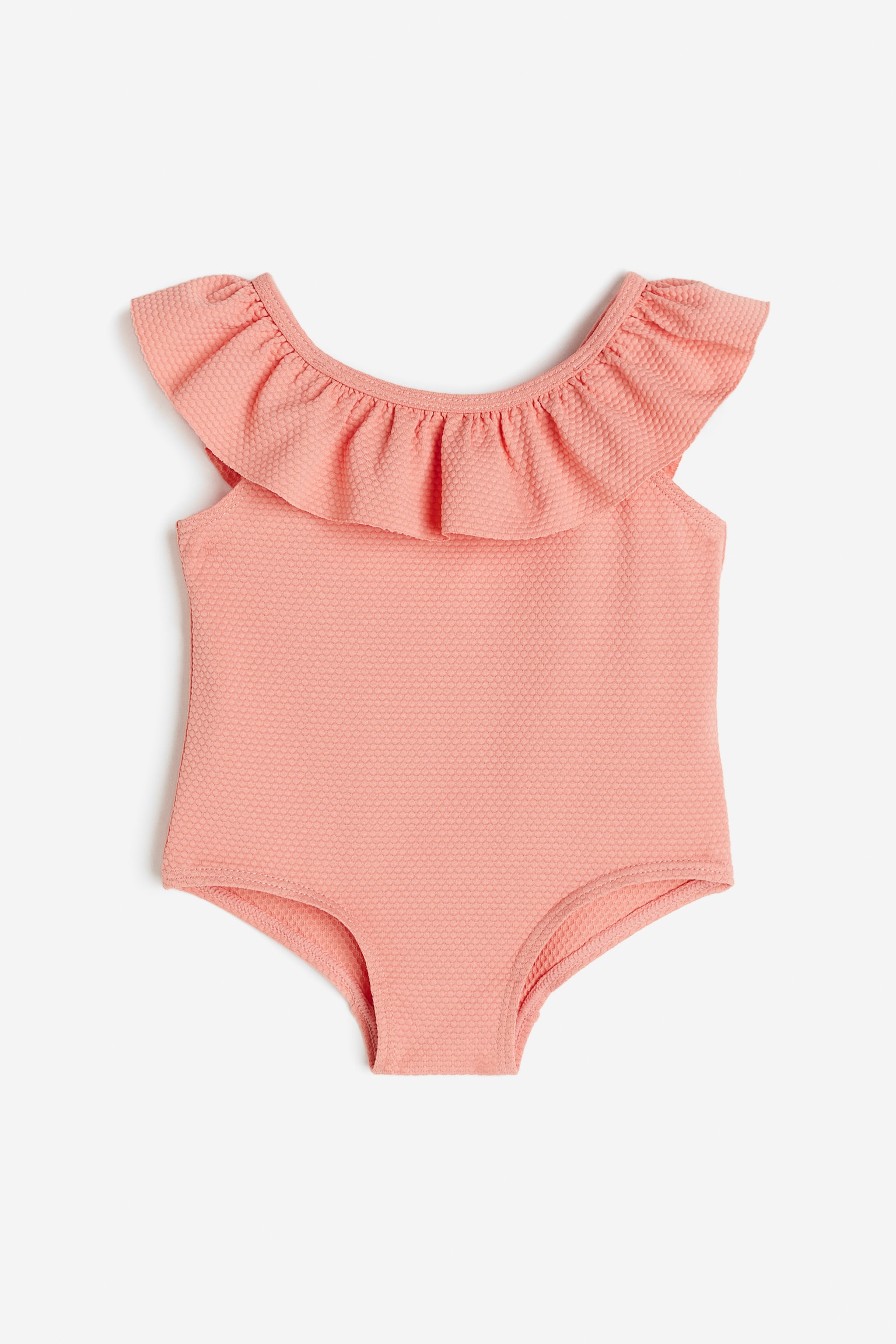 Купальник Flounce-trimmed для детей — H&M, цвет: Розовый — фото 1