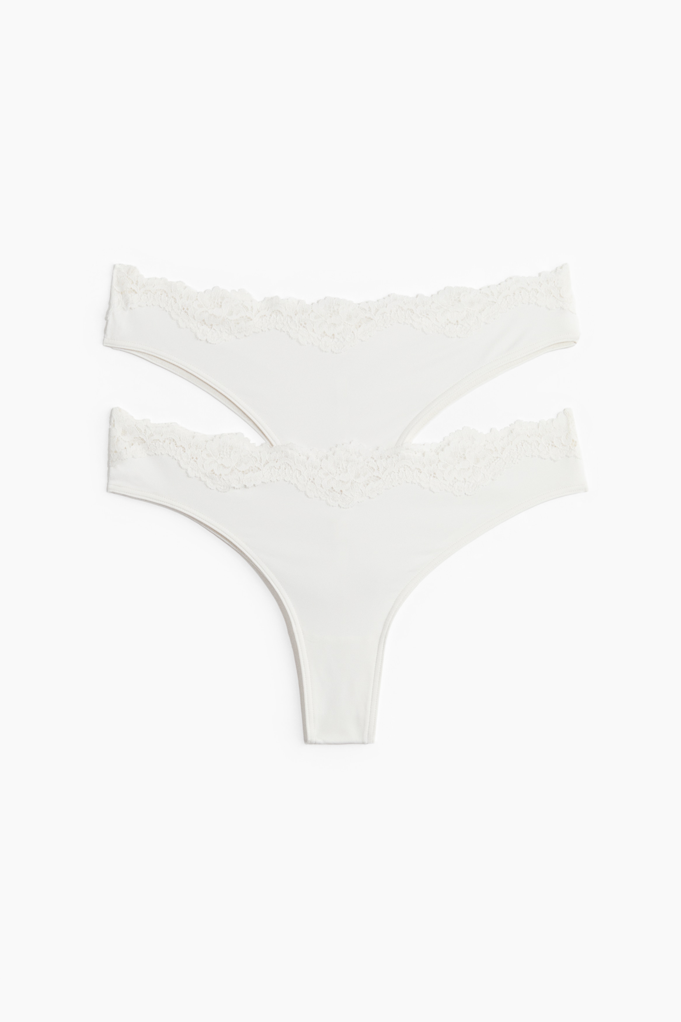 2-pack Microfibre Brazilian Briefs - White/Dusty pink/Black/Dark brown