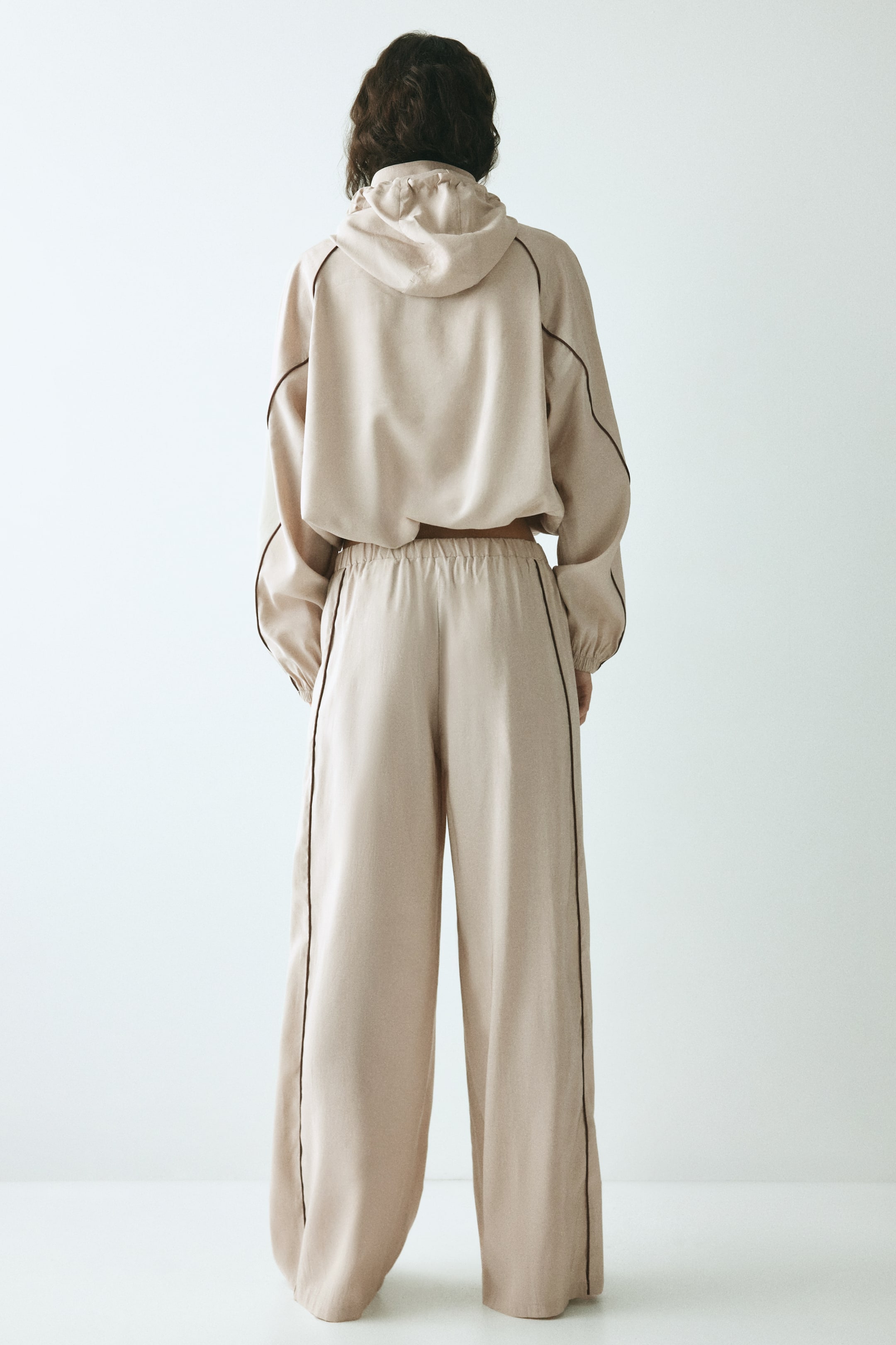 Pantalon de survêtement à jambes larges