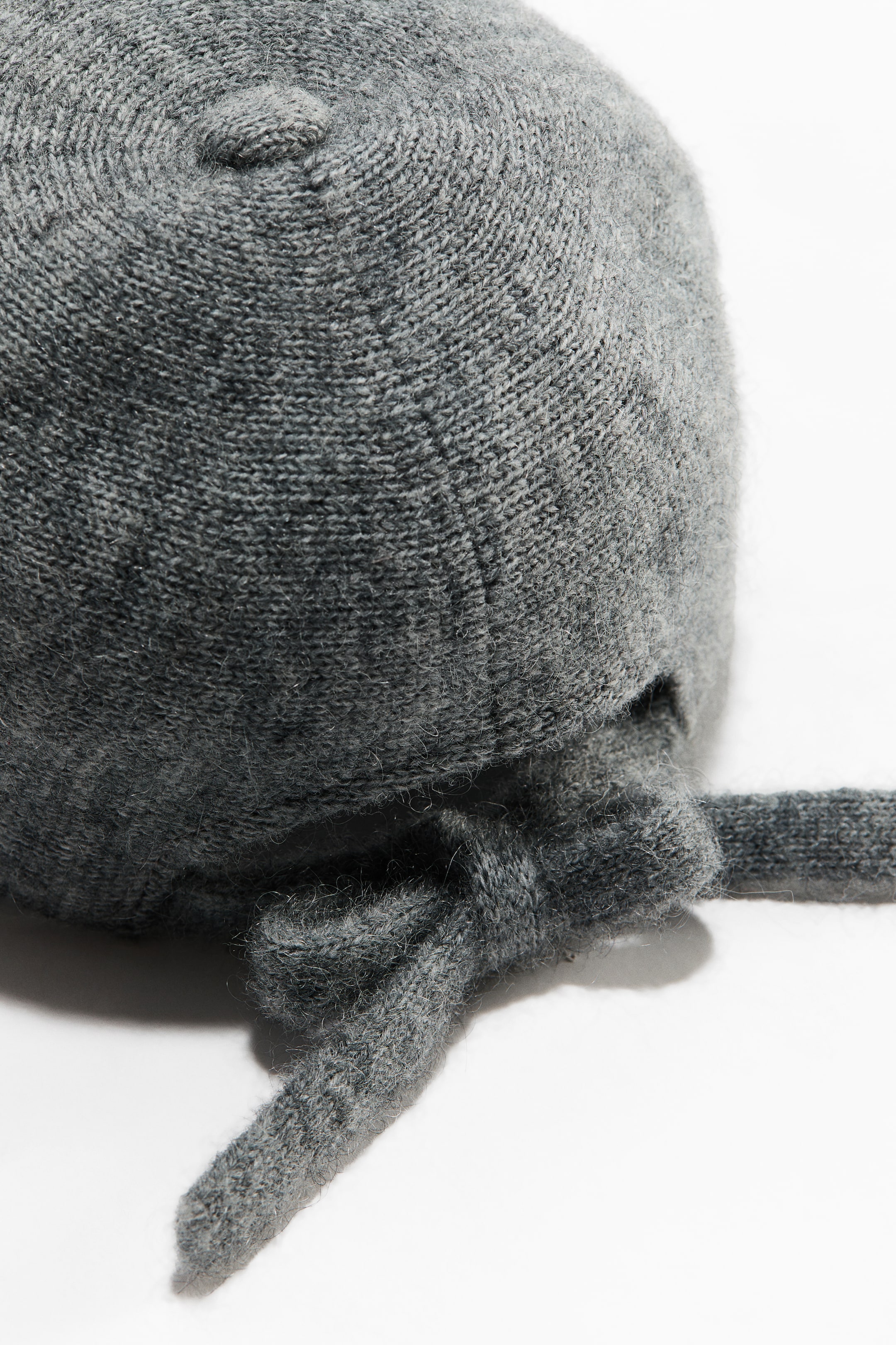 Knit Mohair-Blend Cap