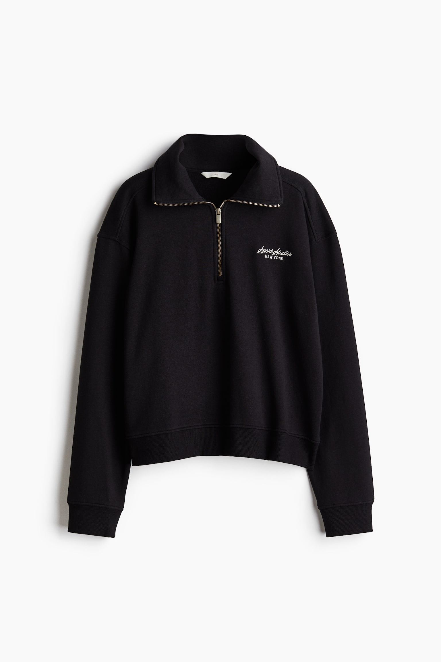 Zip-top sweatshirt - Black/New York - 2