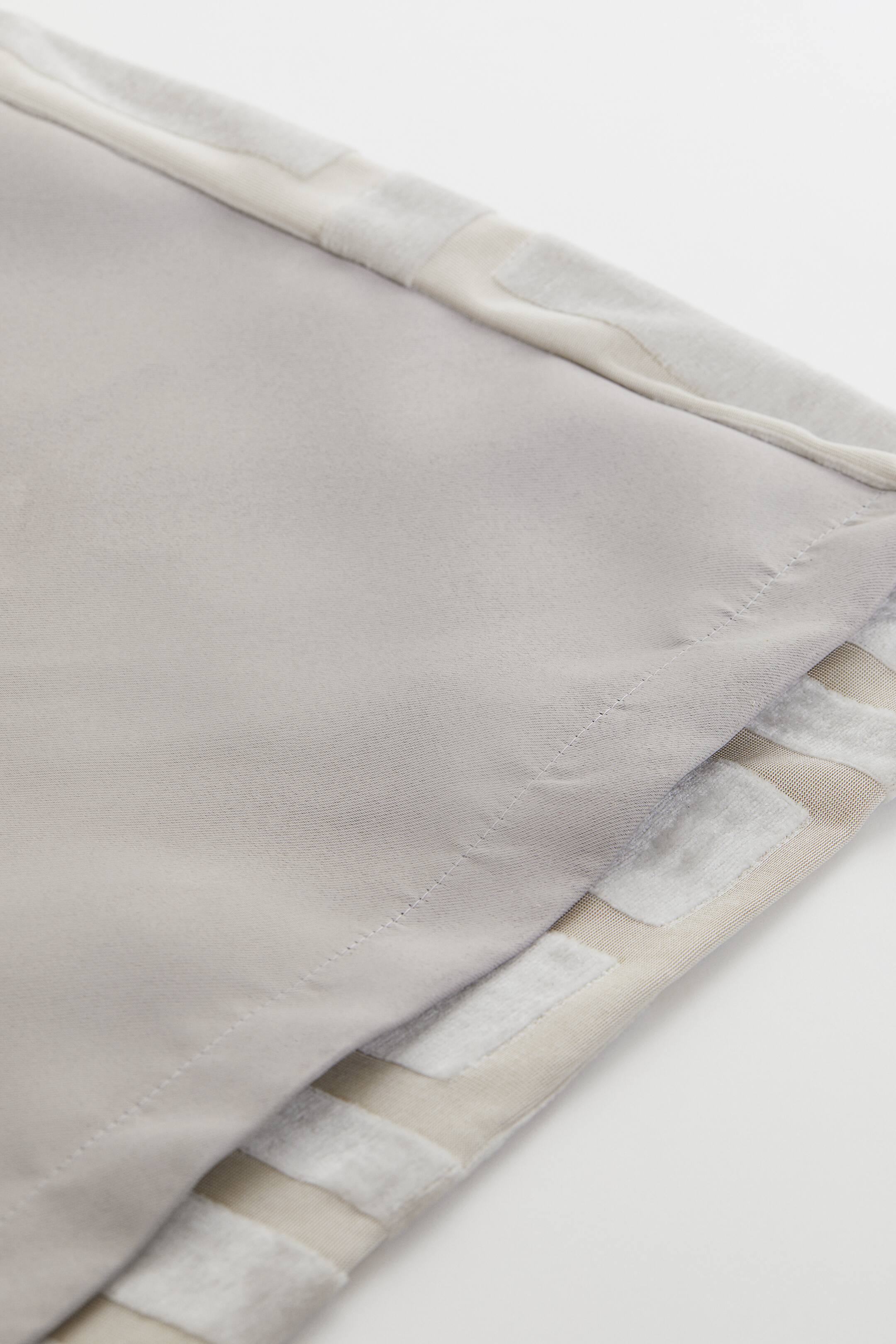 Set 2 tende oscuranti 135x240h cm in tessuto beige - Kaindy