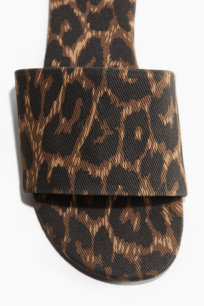 Sandals - Brown/Leopard print - 1