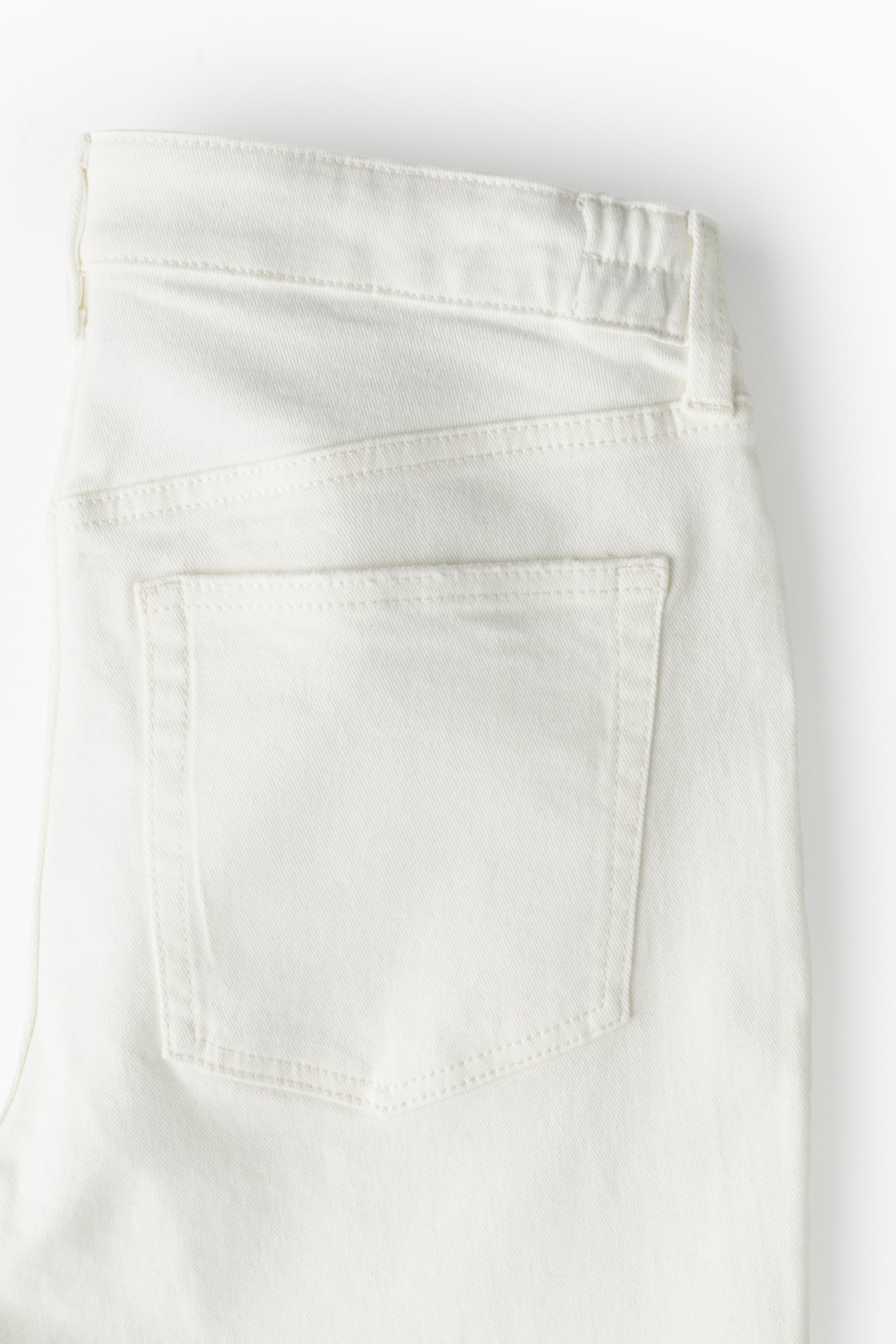 MAMA Before & After Wide Low Jeans - White - 4