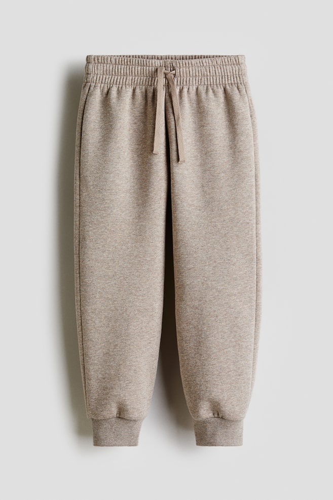 Joggers con interior cepillado - Beige marl/Gris jaspeado/Negro/Turquesa empolvado/Azul/Azul marino/Rojo teja/Turquesa claro - 1