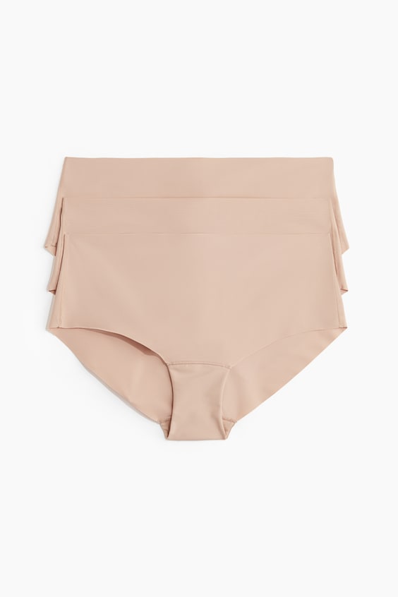 Женские трусы-хипстеры H&M невидимые, 3 шт
