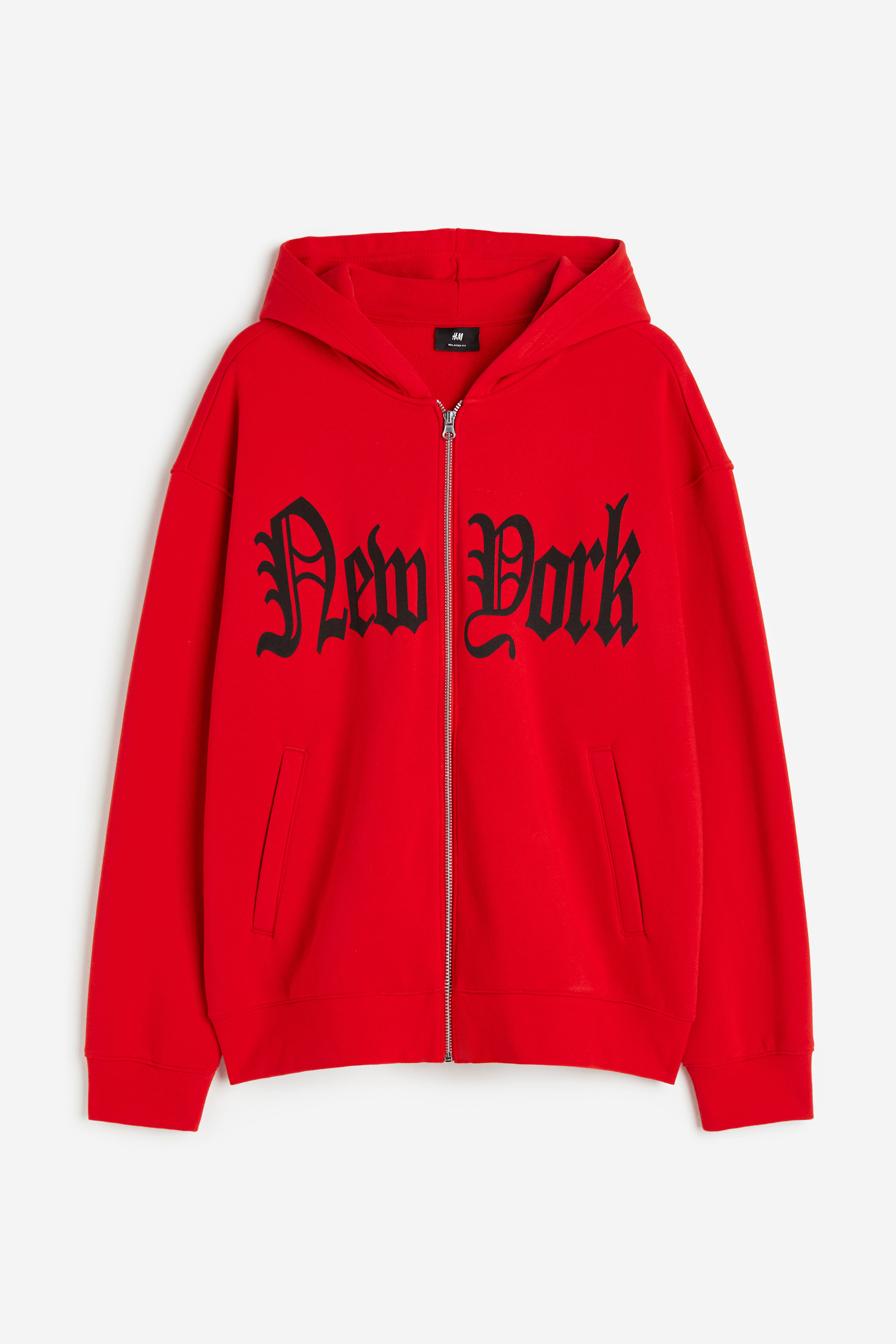 Red jacket hoodie sale