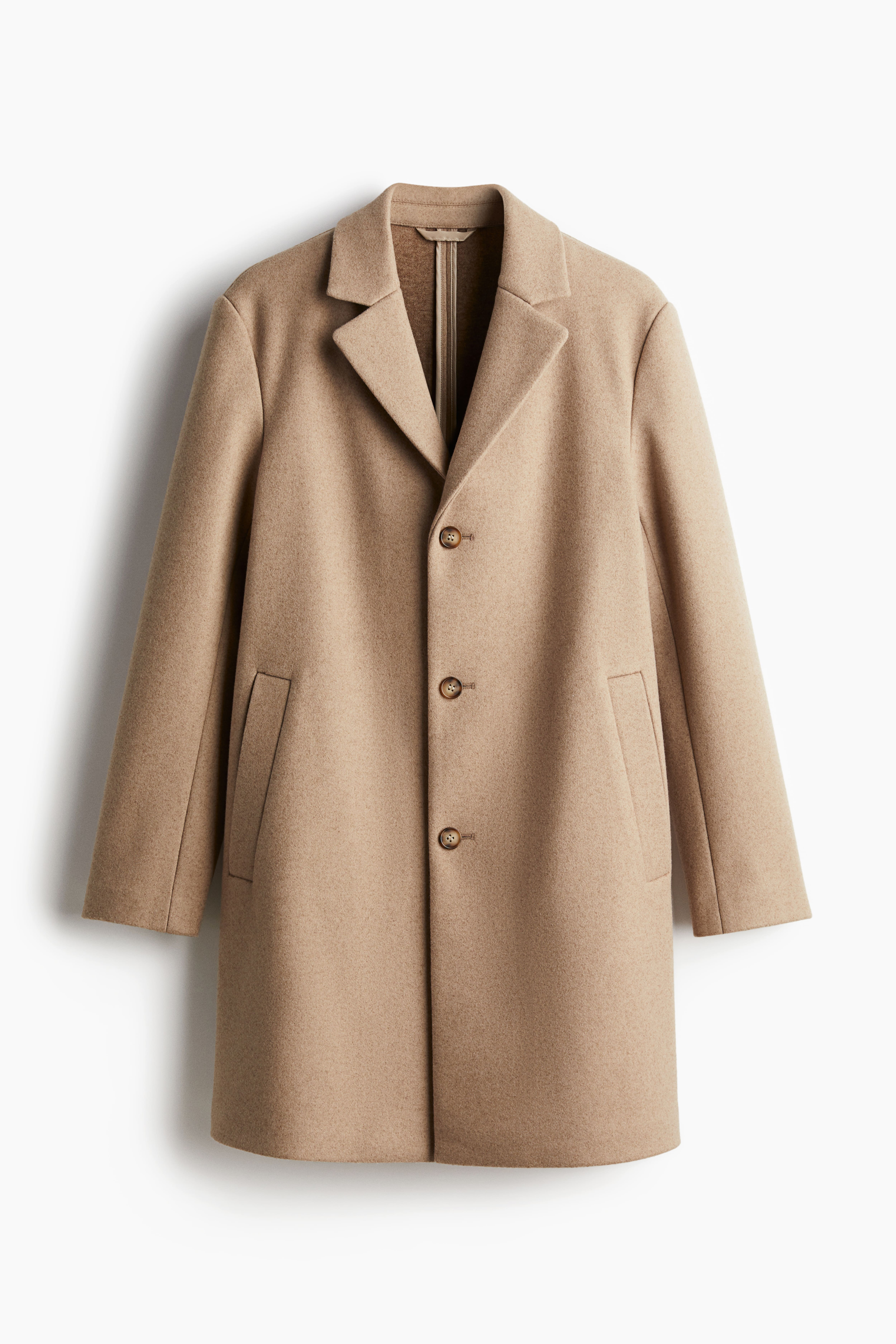 Short wool blend coat h&m on sale