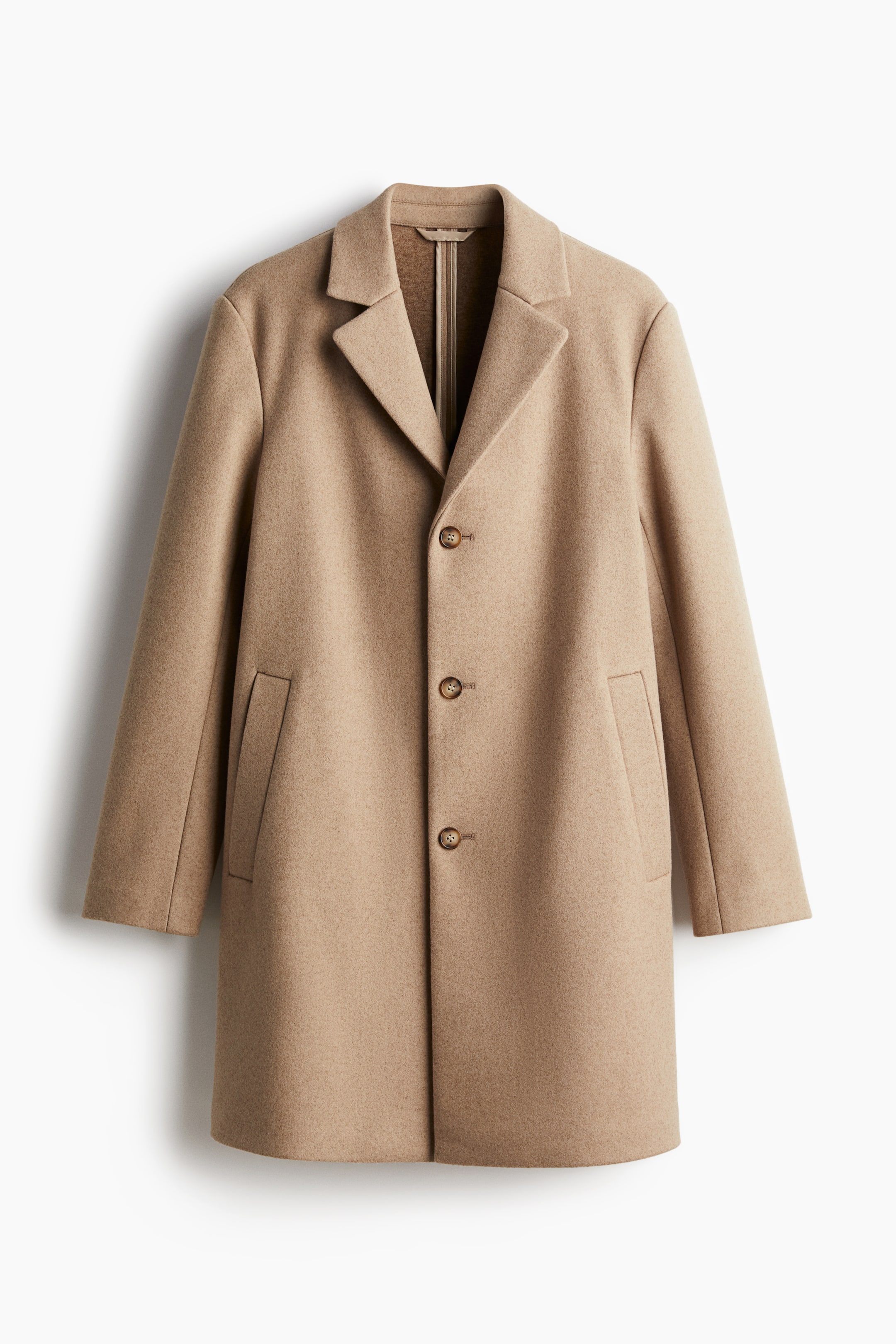 Slim Fit Wool-Blend Coat