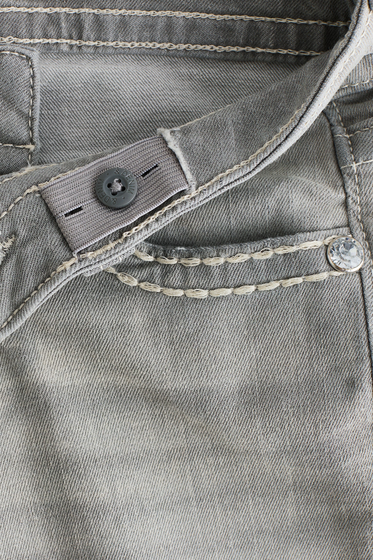 Skinny Fit Bootcut Low Jeans - Denimgrau/Denimblau/Helles Denimblau - 2