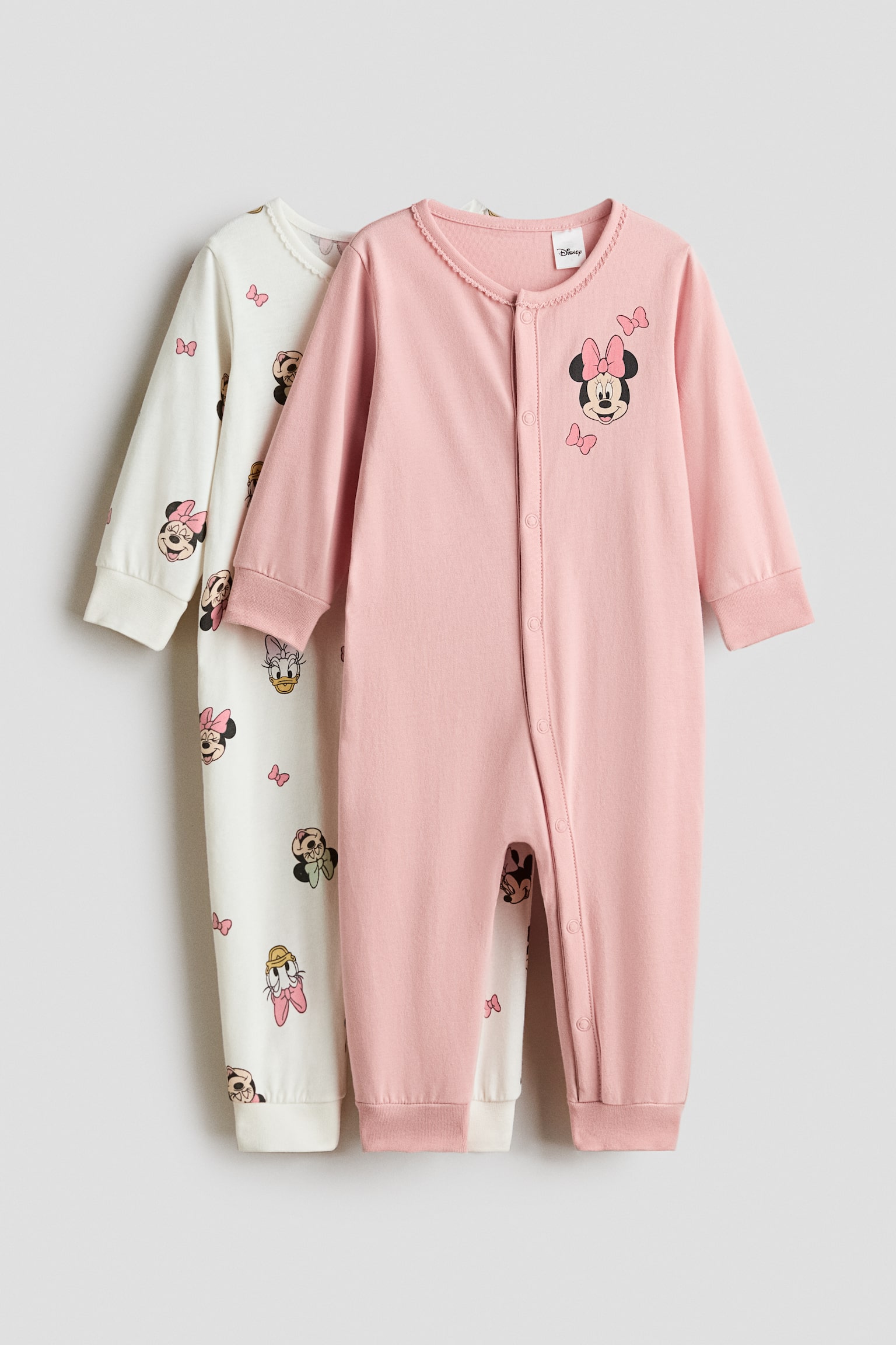 2-pack printed pyjamas - Pink/Minnie Mouse/Turquoise/The Lion King/Light pink/Bambi/Light turquoise/Mickey Mouse/Light pink/Minnie Mouse/Light green/Mickey Mouse/Dusty blue/Mickey Mouse/Red/Minnie Mouse/Light pink/Minnie Mouse/Light dusty purple/Snoopy