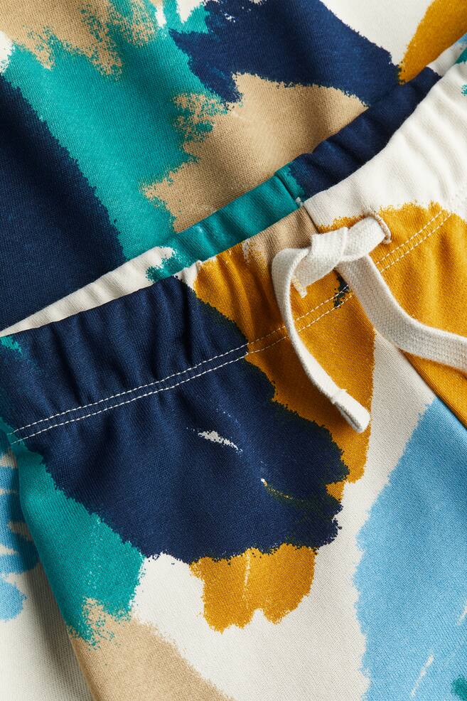 2-piece sweatshirt set - Light beige/Patterned/Light blue/Tigers/Black/Saturnus - 3
