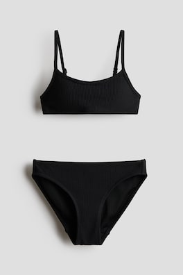 Strukturmönstrad bikini