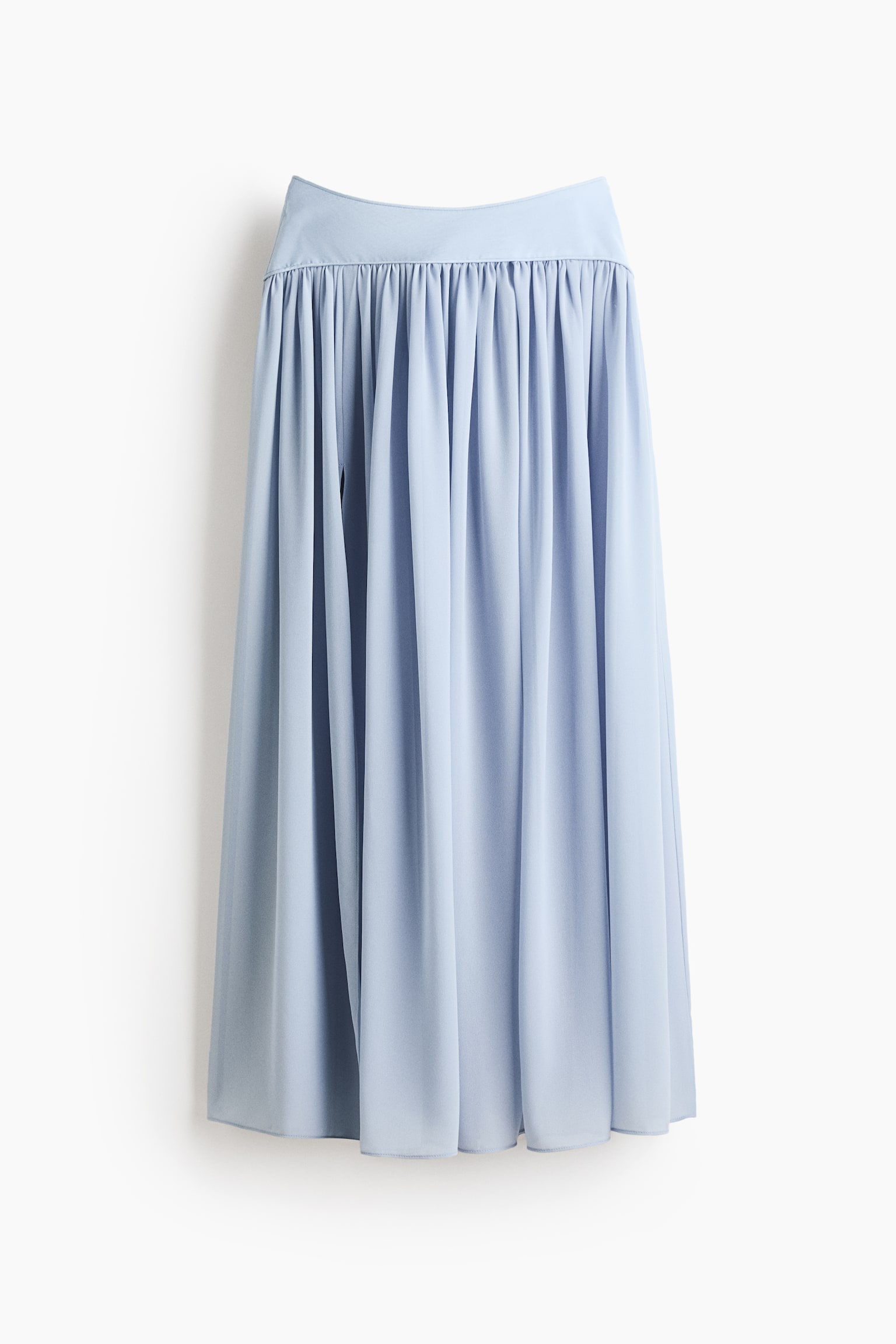Circular maxi skirt - Light blue - 2