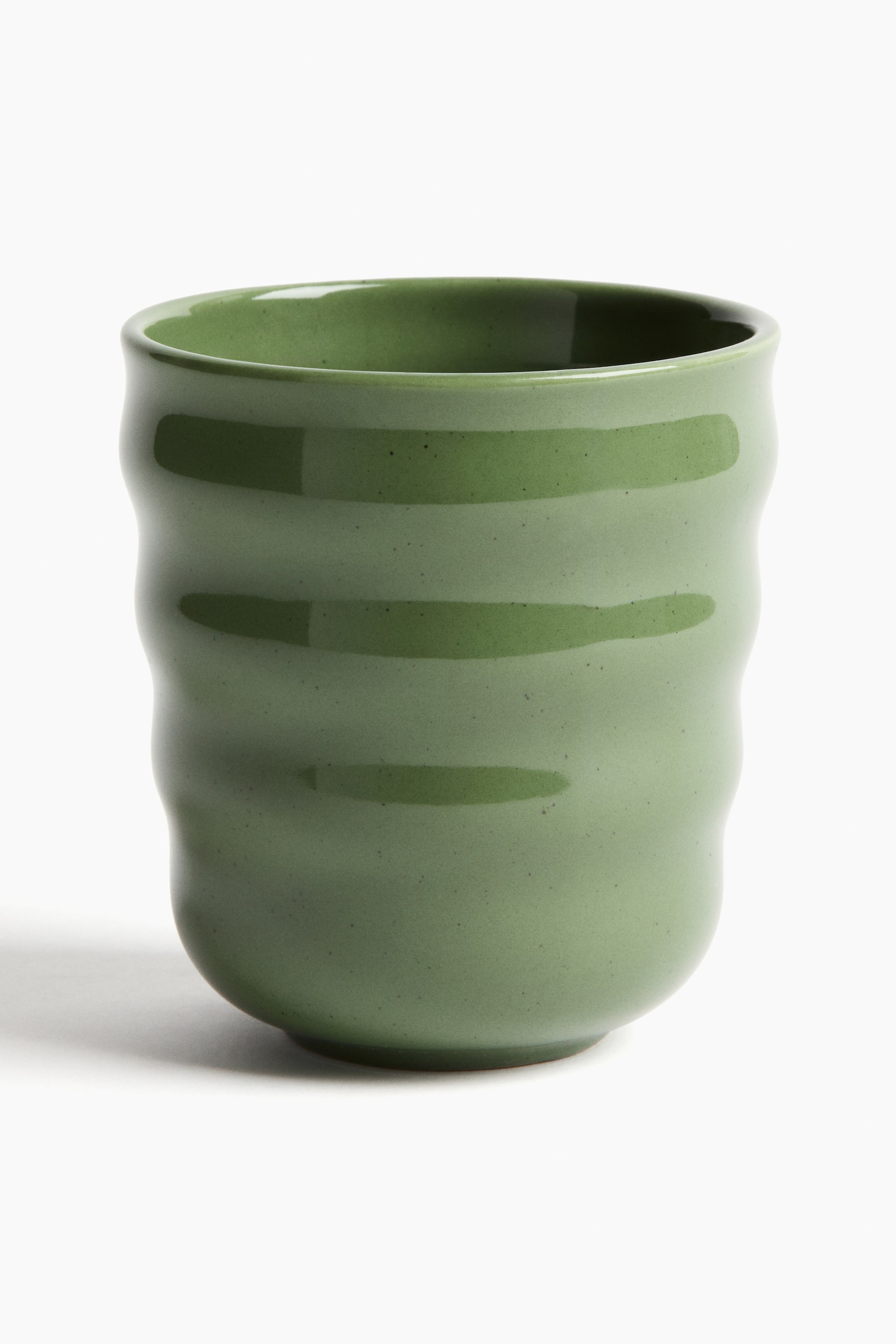 Grotere afbeelding bekijken: Keramieken beker - Green - HOME | H&M NL 1