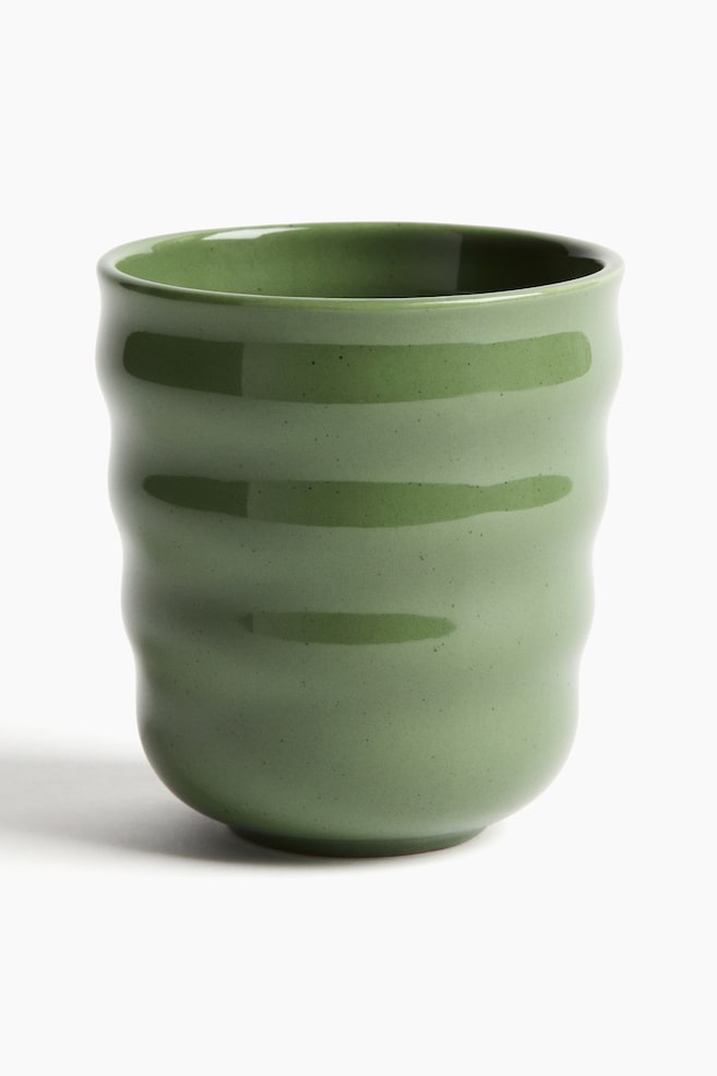 Stoneware mug - Green - 1