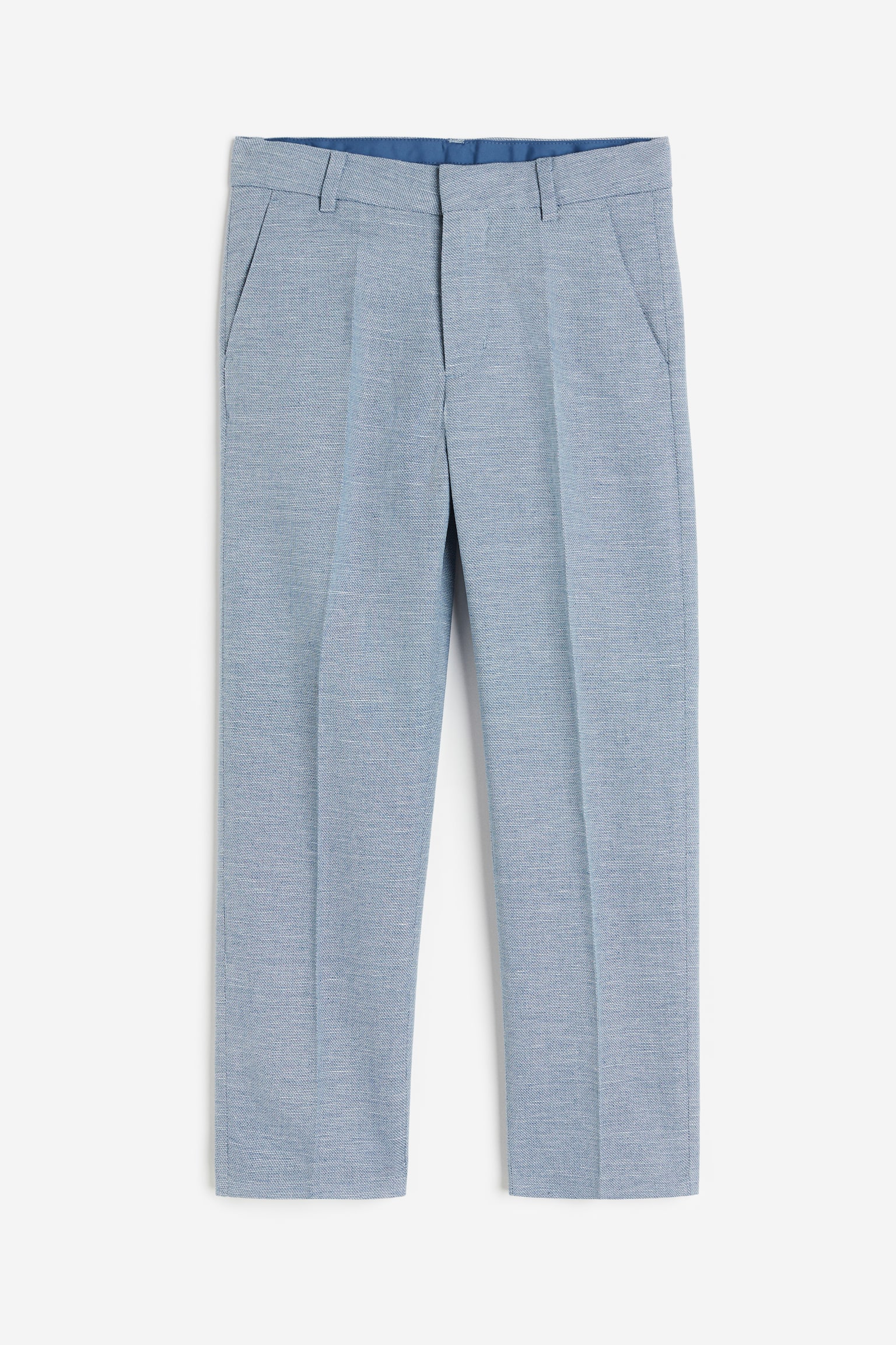 Texture Suit Pants - Light blue/Light grey - 1