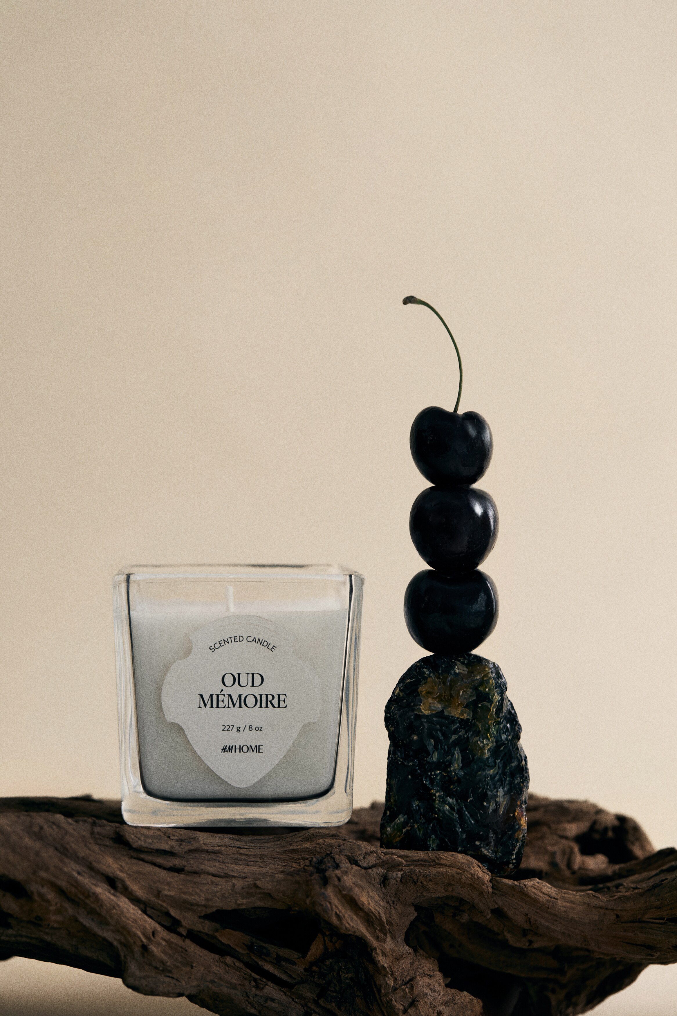 Bougie parfumée dans un pot en verre - Oud Mémoire/Winter Spices/Yuzu Blossom/Cilantro Bliss/Untamed Rose