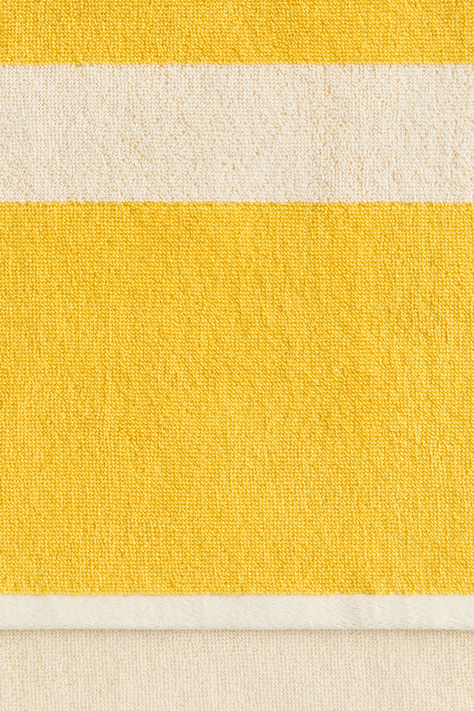 Text-motif cotton beach towel - 6