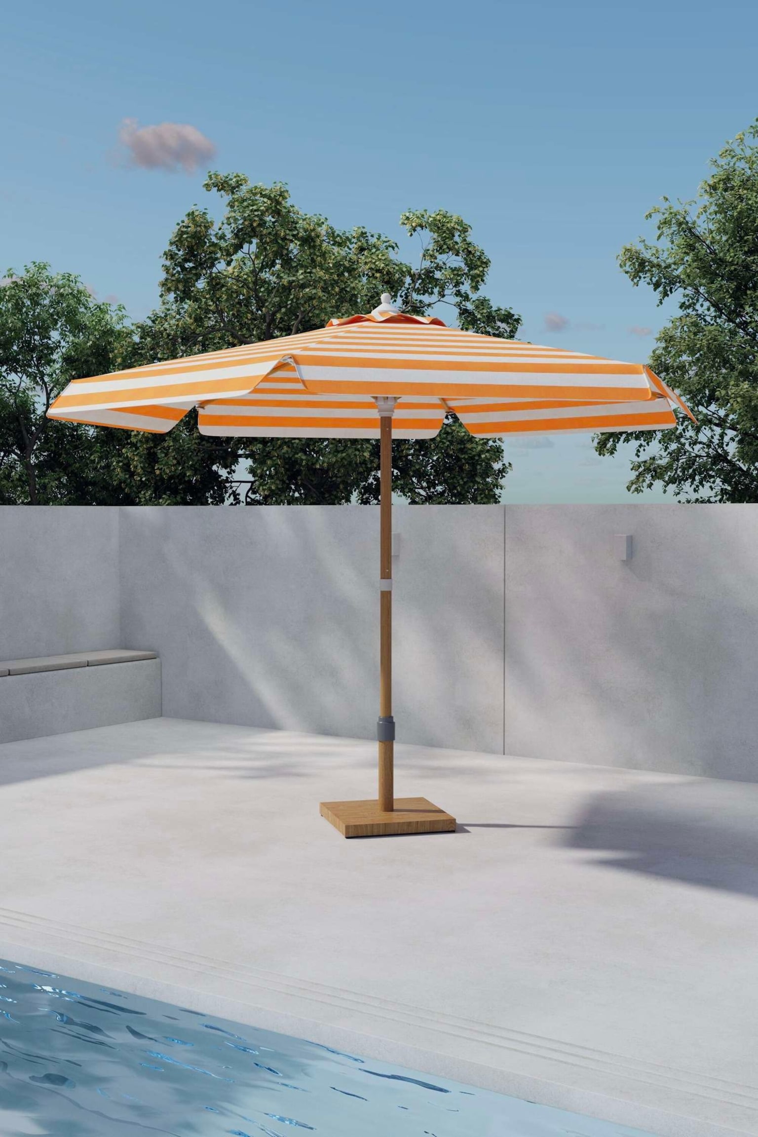 Cerox Parasol - Staal, Perzik/Staal, Beige/Staal, Geel - 2