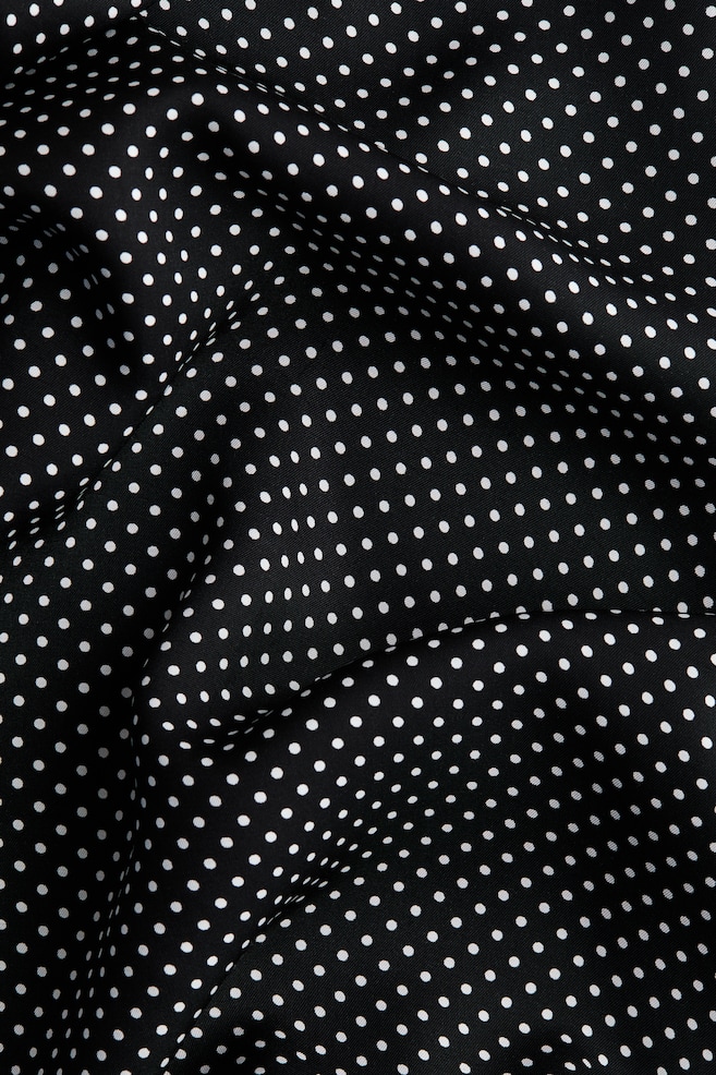 Fond de jupe en viscose-Noir/à pois blancs - 6