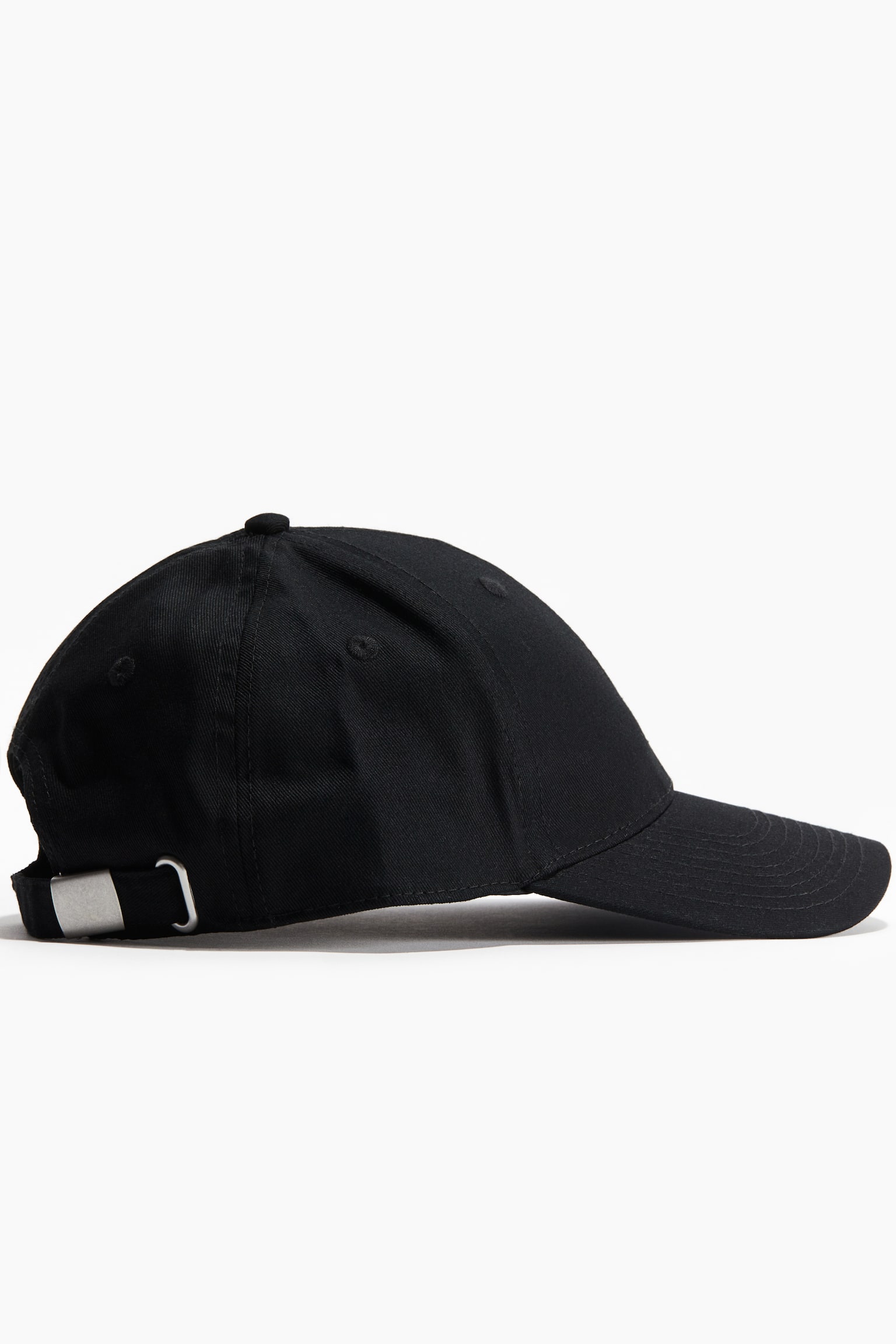 Cotton twill cap - Black/Dark beige/Beige - 2