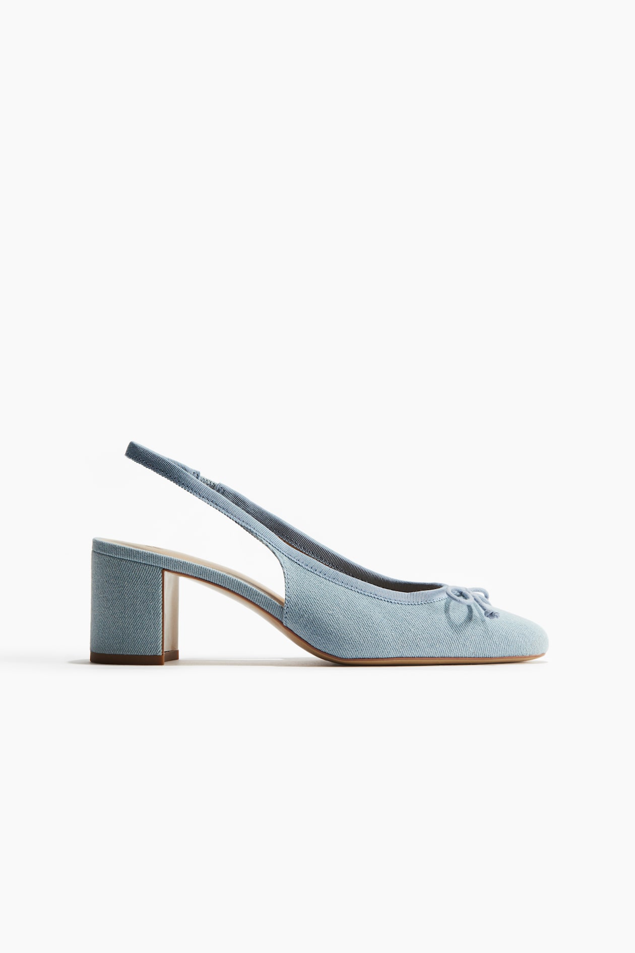 Sapatos clássicos sem calcanhar - Azul denim claro - SENHORA | H&M PT
