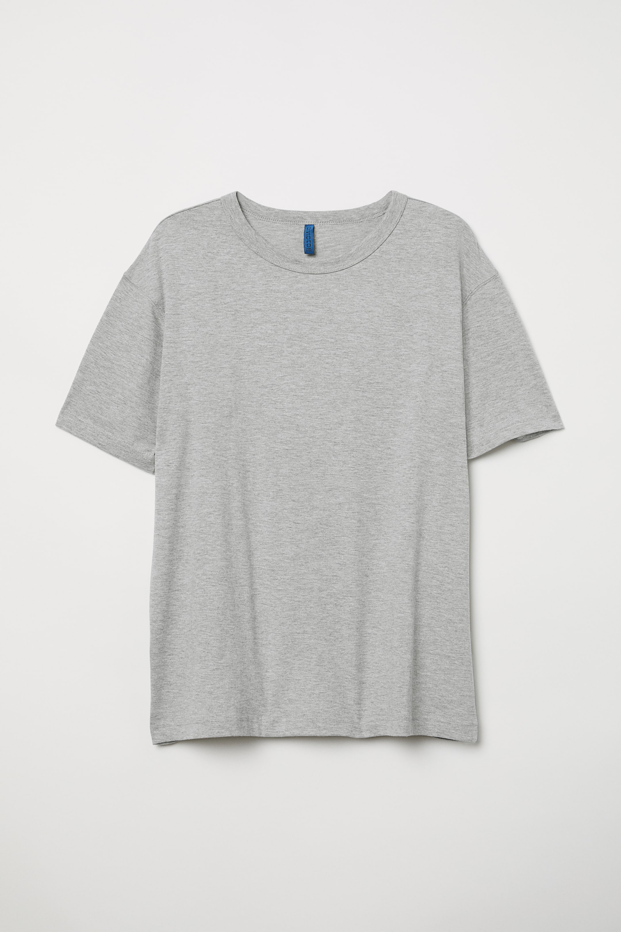 查看大圖: 棉質T恤 - 混灰色 - Men | H&M 1