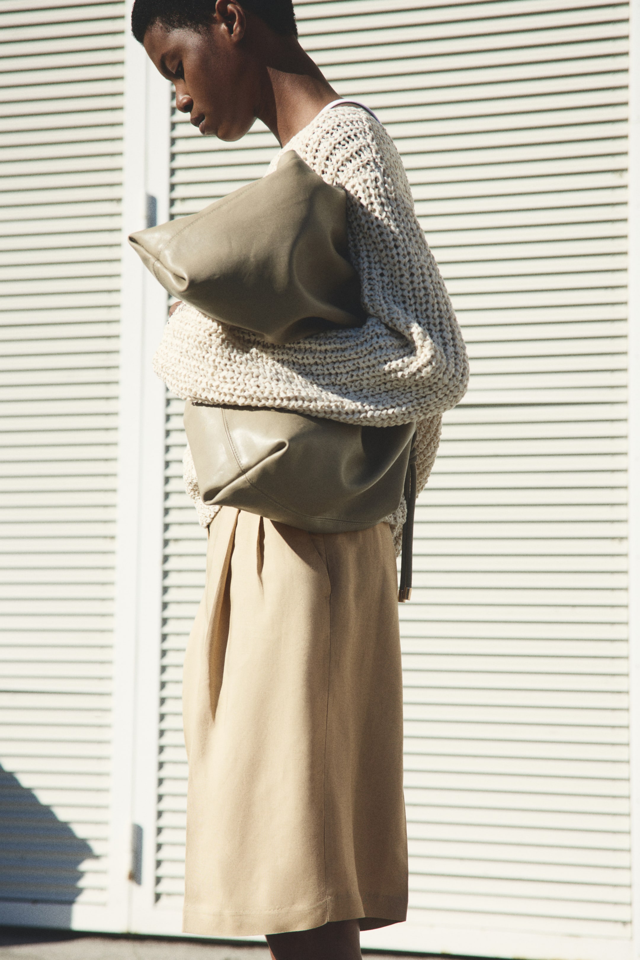 Linen-Blend Bermuda Shorts