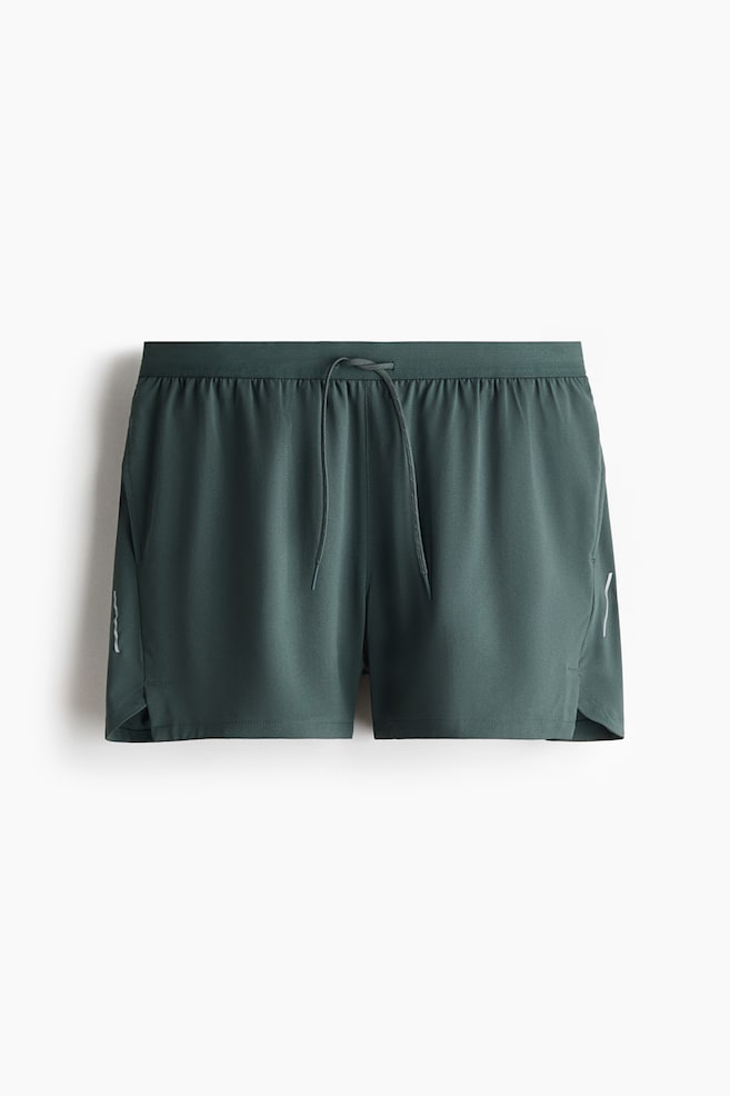 Lightweight Quick Dry Running Shorts - Pine green/Light gray/Black/Burgundy - 1