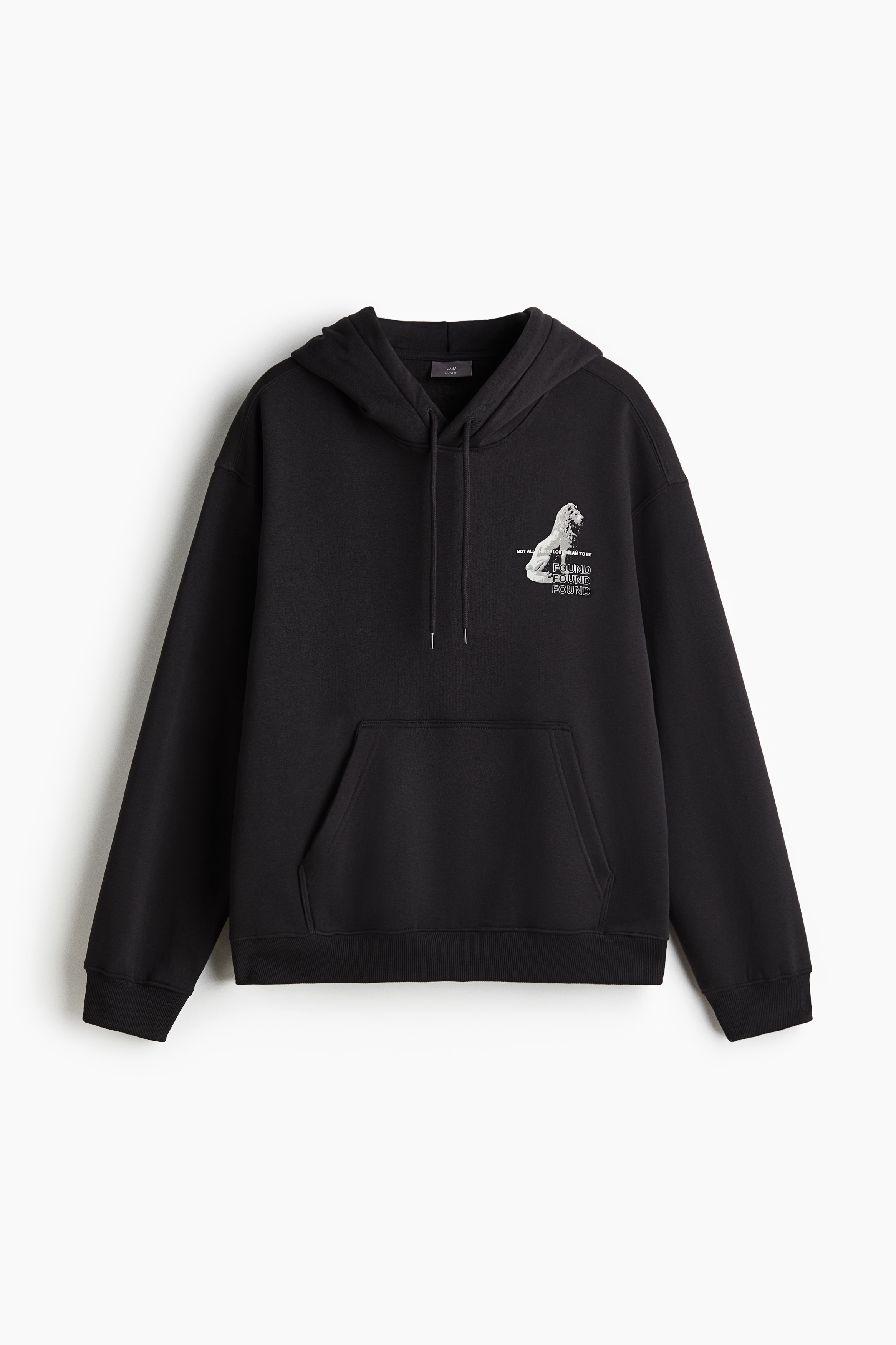 Áo hoodie in hình Loose Fit - Màu đen/Found/Màu đỏ rượu/Feel real/Màu xanh lá đậm/Endless Peaks/Màu đỏ mận/Hồng khói/Herbarium Archives