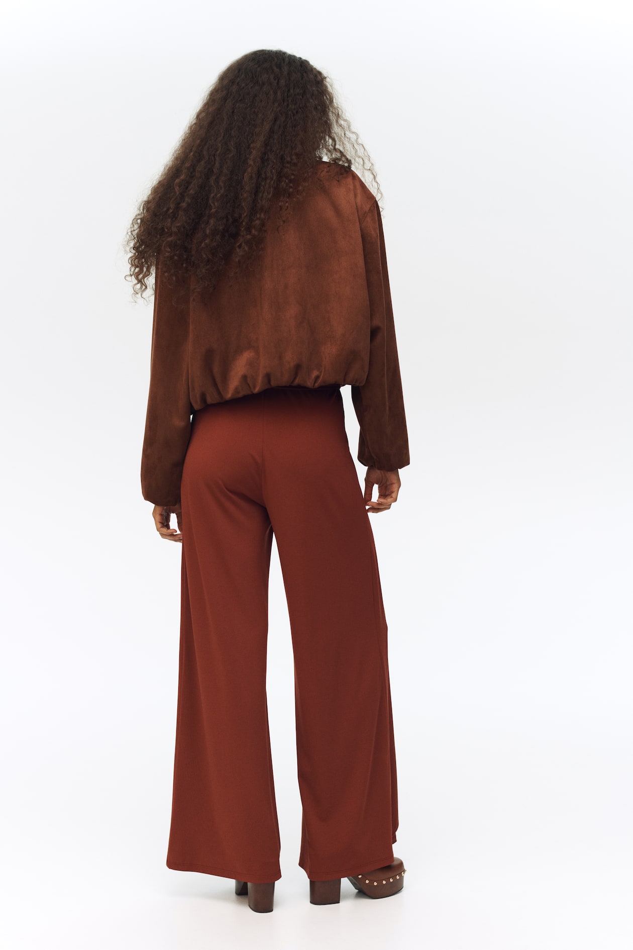 Wide-Leg Jersey Pants - image 2