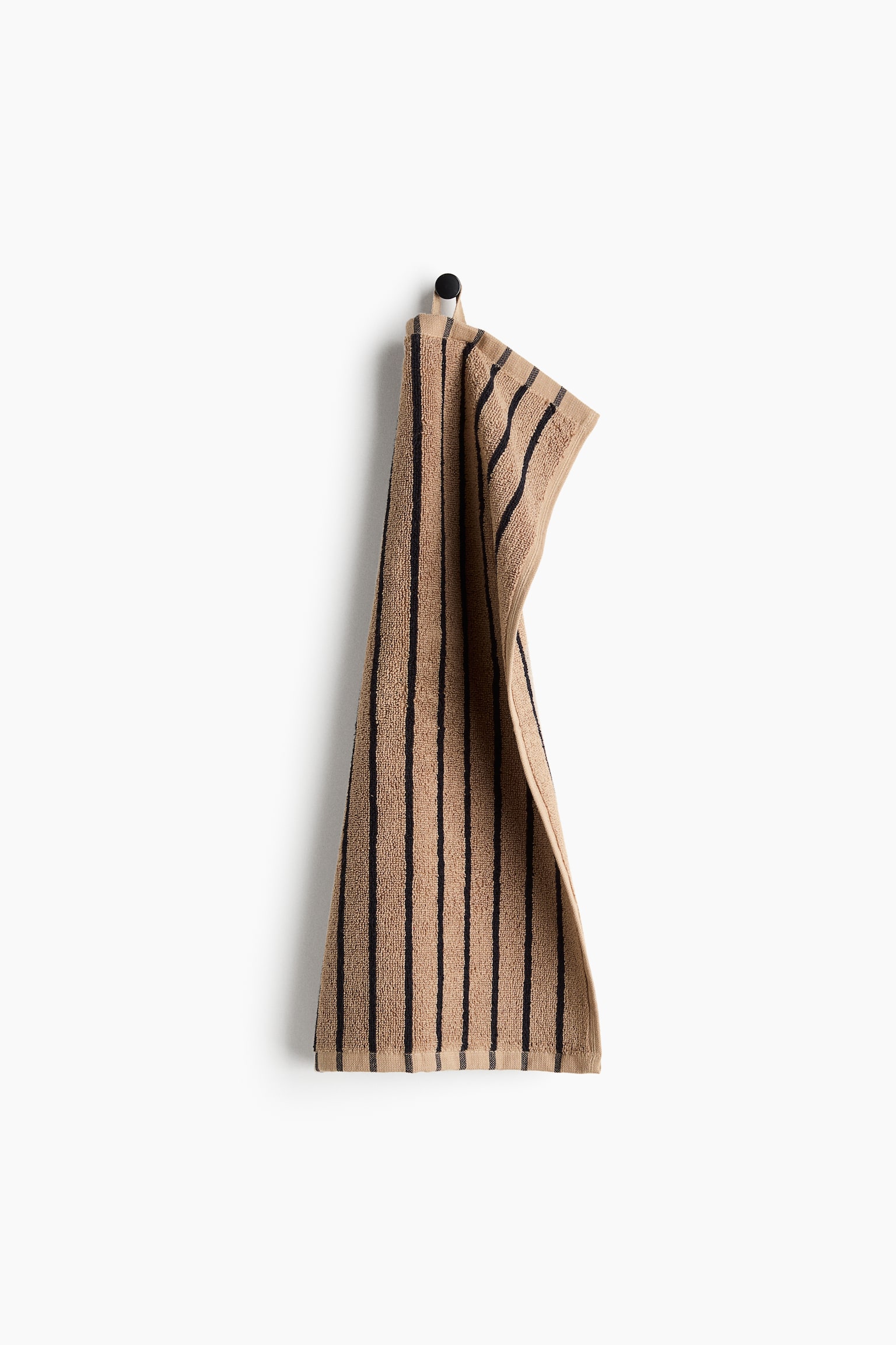 Striped guest towel - Brown/Black striped/Light pink/Terracotta striped/Light blue/Striped/Sage green/Black striped/Light beige/White/Yellow/White striped - 1