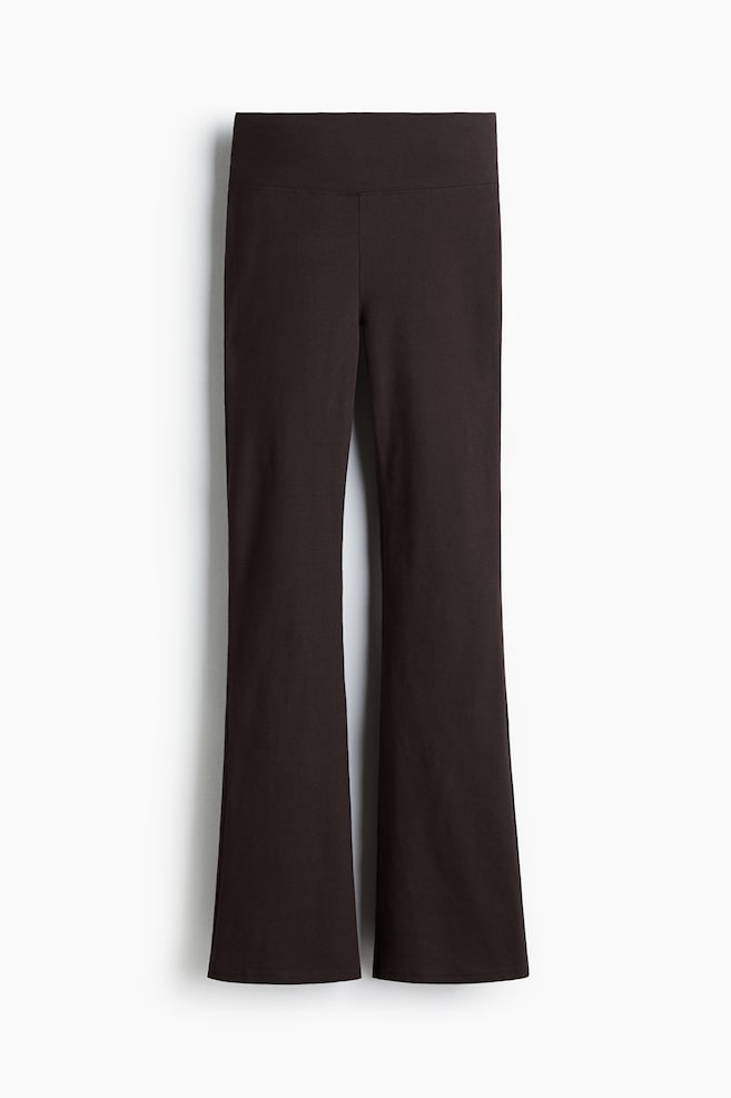 Flared leggings - Dark brown/Black/Matte/Black/Light grey marl/Dark grey/Dusty grey - 1