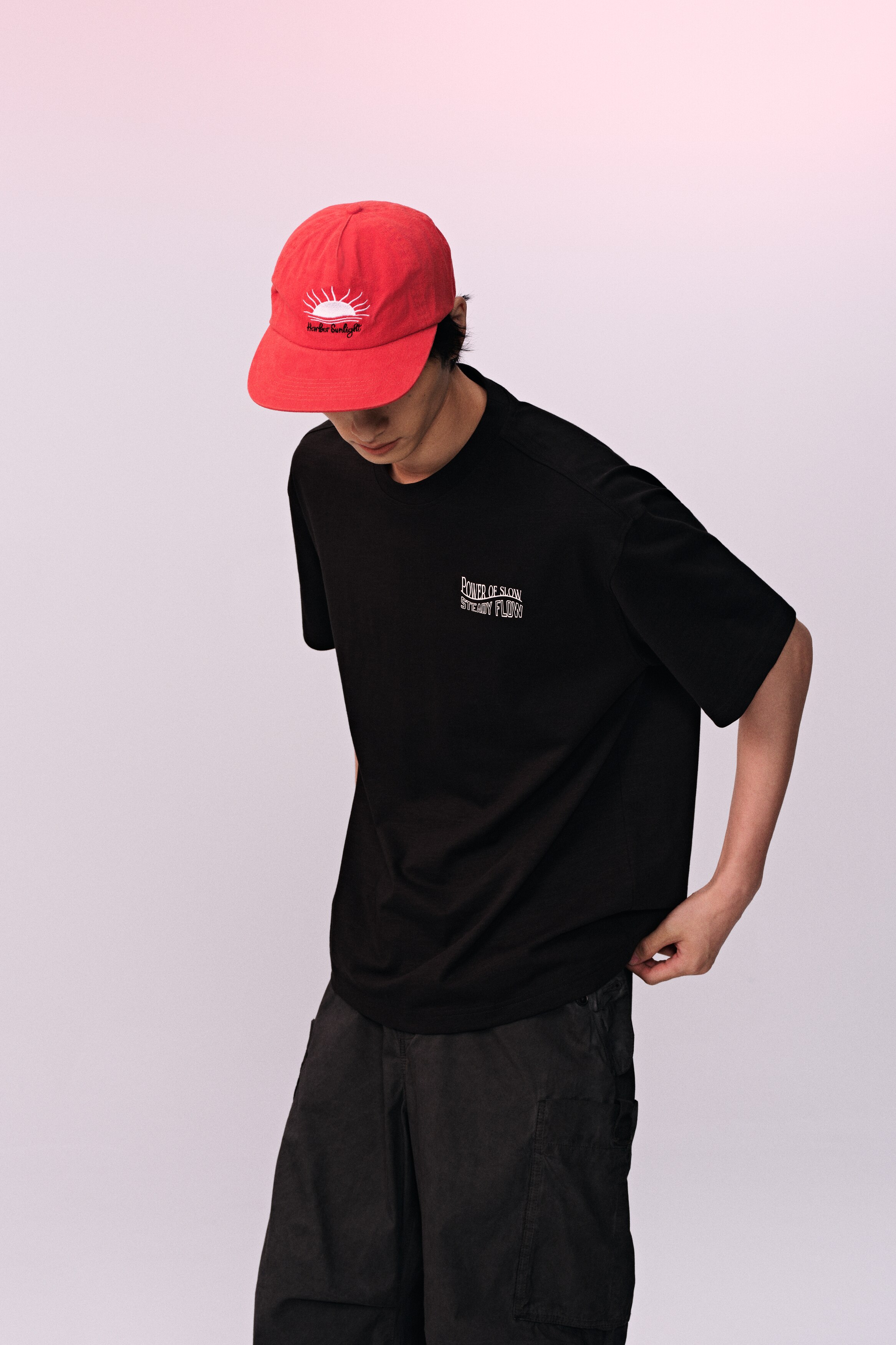 Loose Fit Printed T-shirt - Black/Power - Men | H&M HK