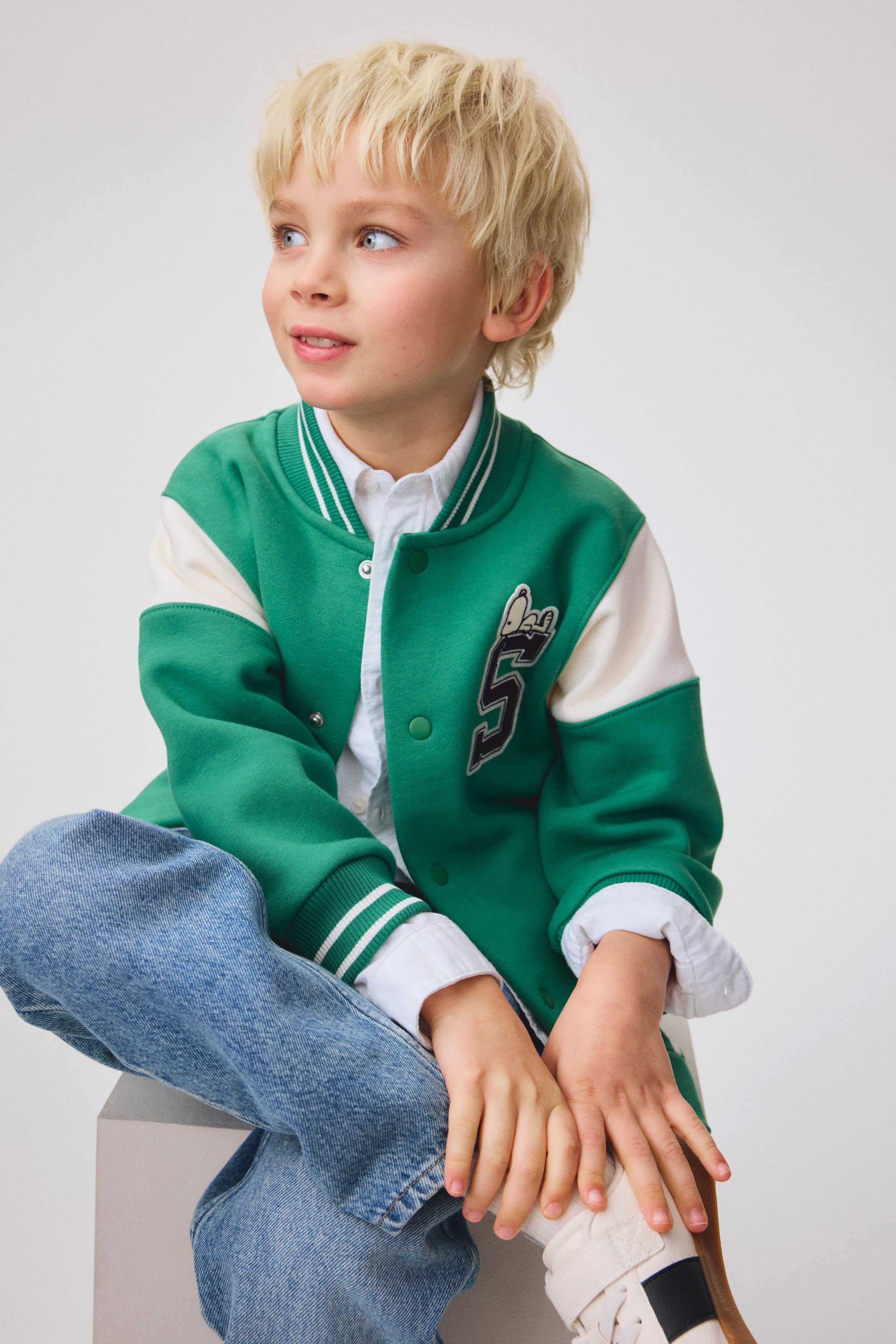 Veste de baseball en molleton