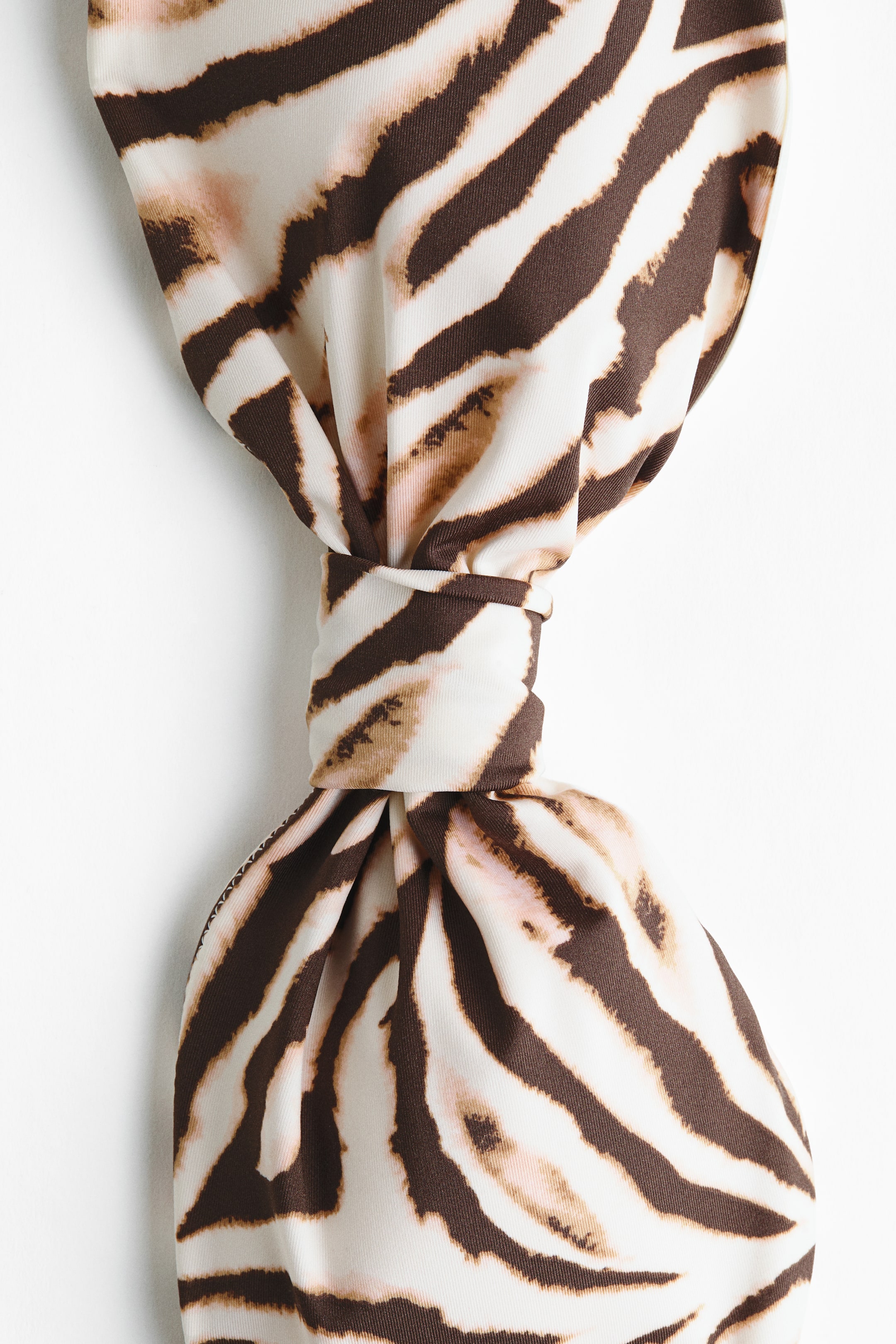 View larger image: Padded Bandeau Bikini Top - White/Zebra print - Ladies | H&M AU 6