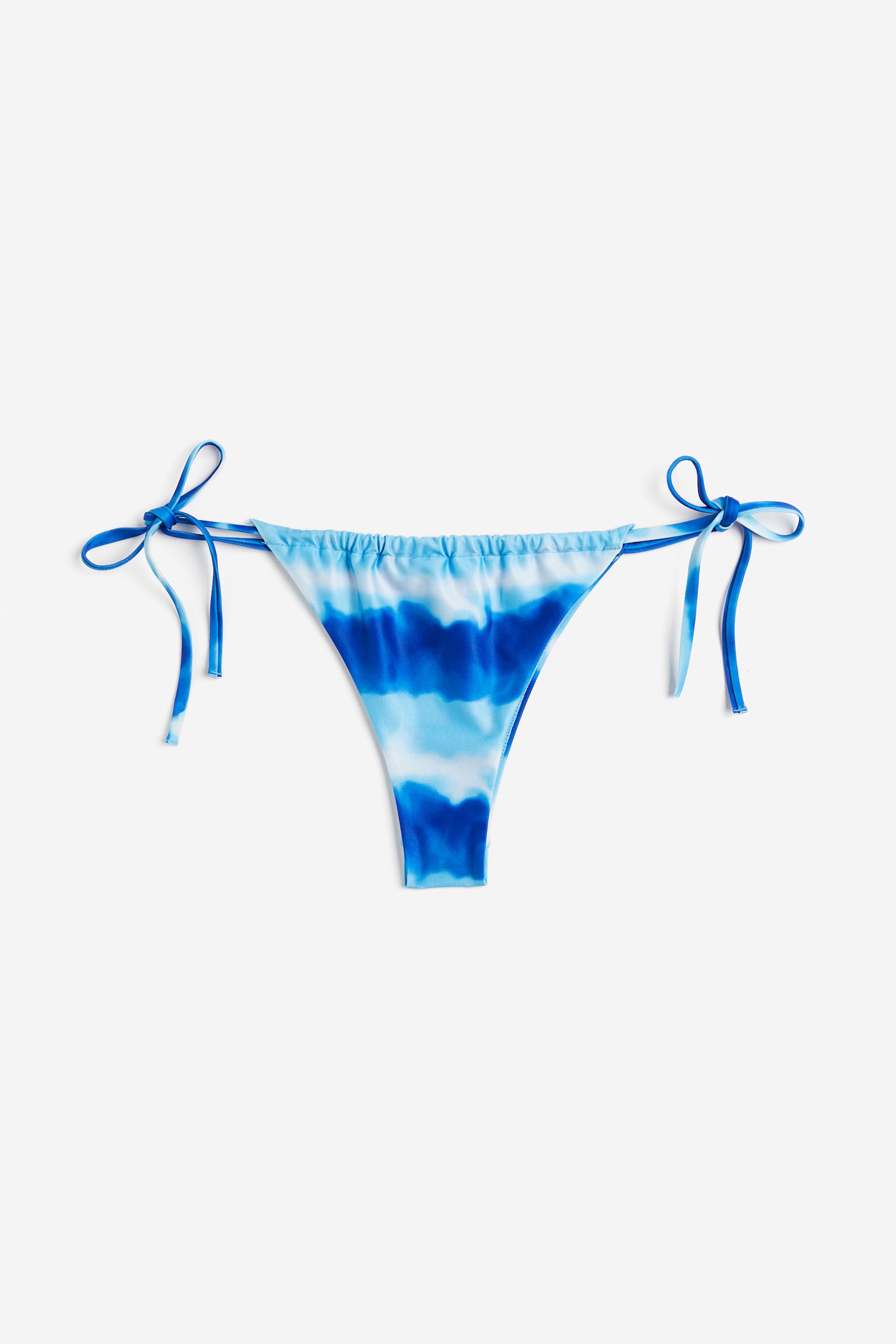 Tie tanga bikini bottoms - Blue/Patterned/Orange/Shiny/Black/Light yellow/Ombre - 2