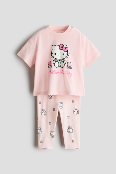 プリントデザイン コットン2アイテムセット