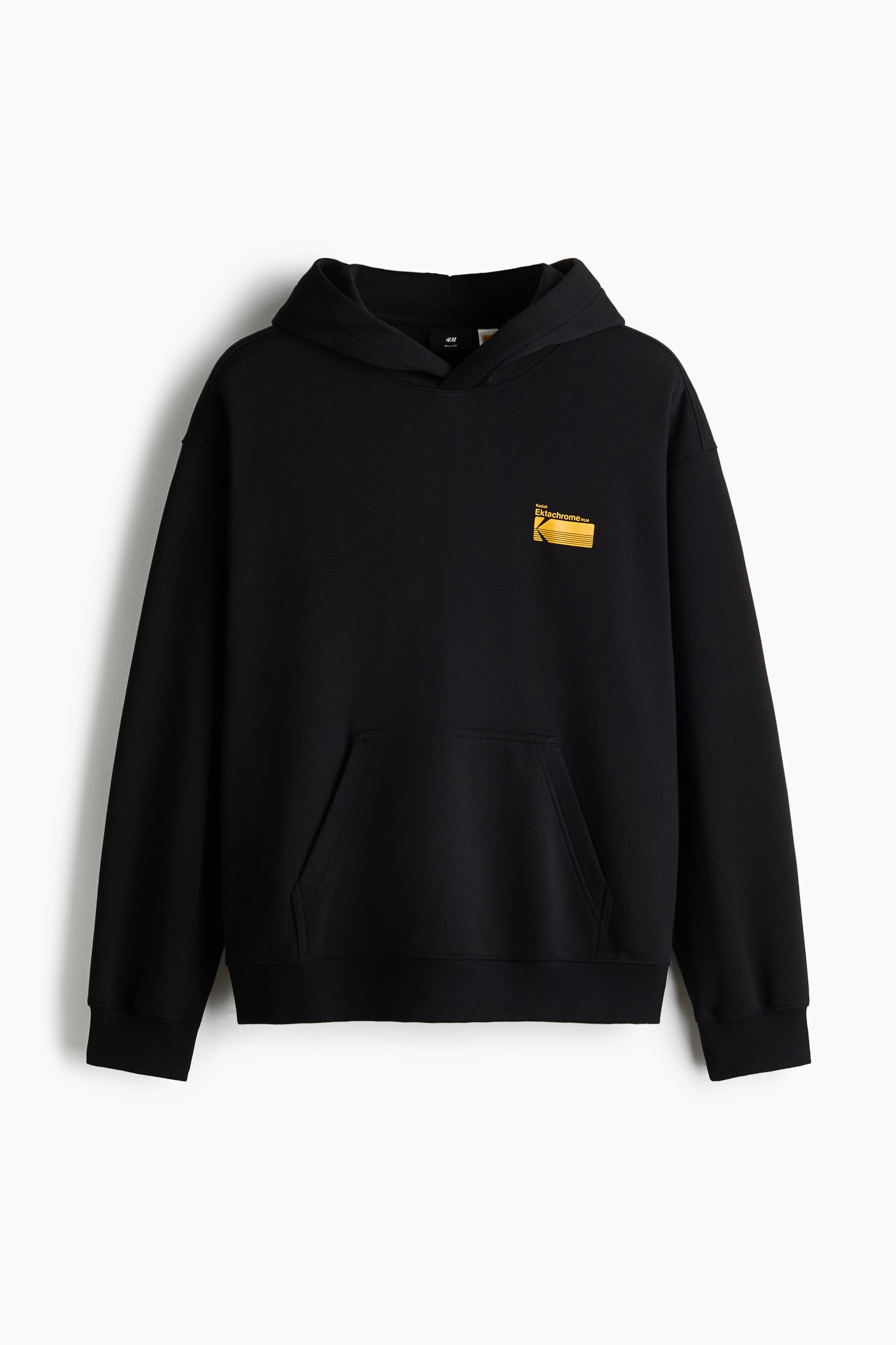 View larger image: Loose Fit Printed hoodie - Black/Kodak - Men | H&M IN 1