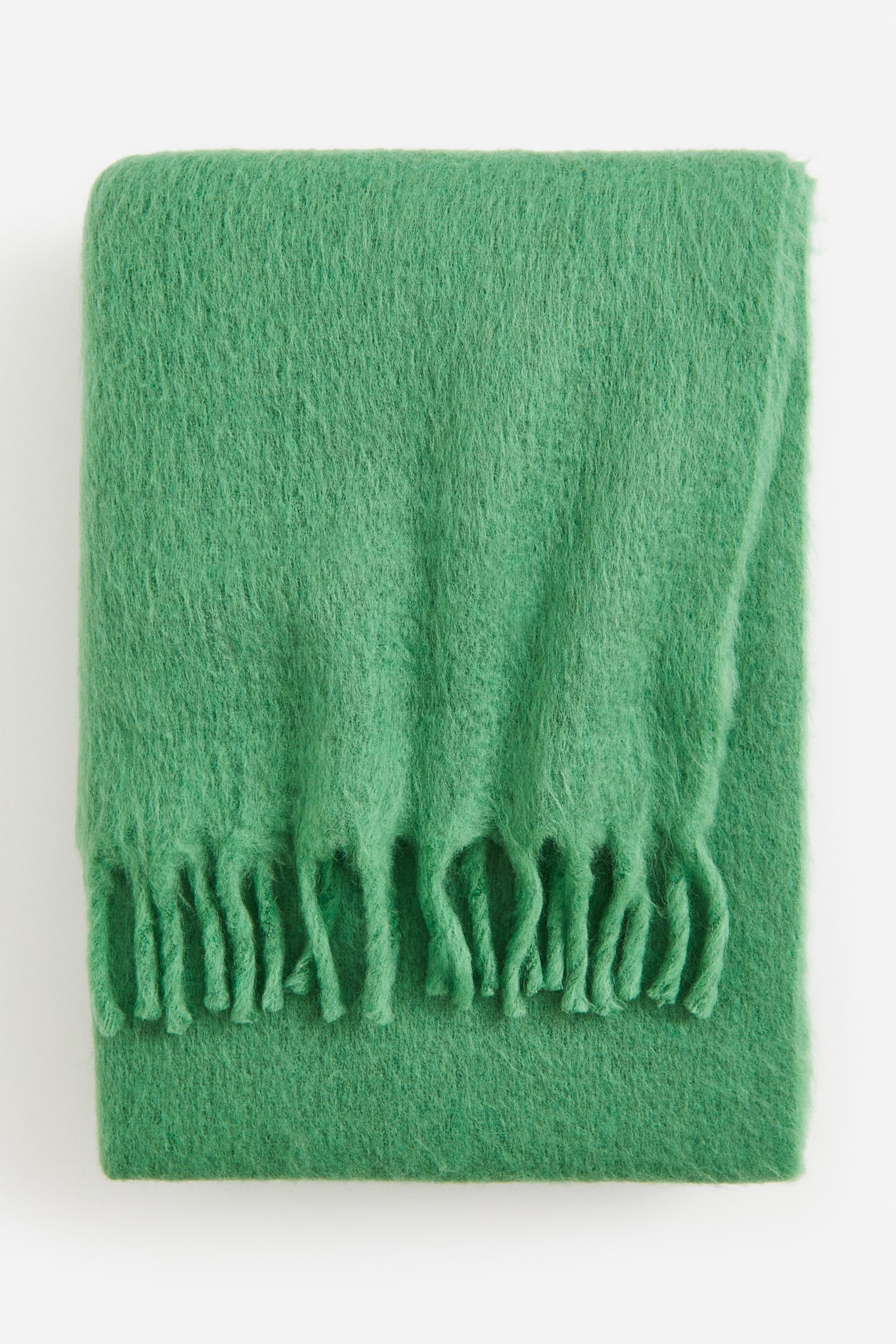 Woolblend blanket Green Home All H&M GB