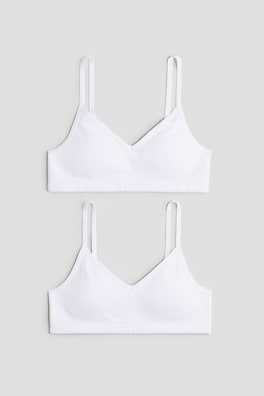 2-pack vadderad kort topp