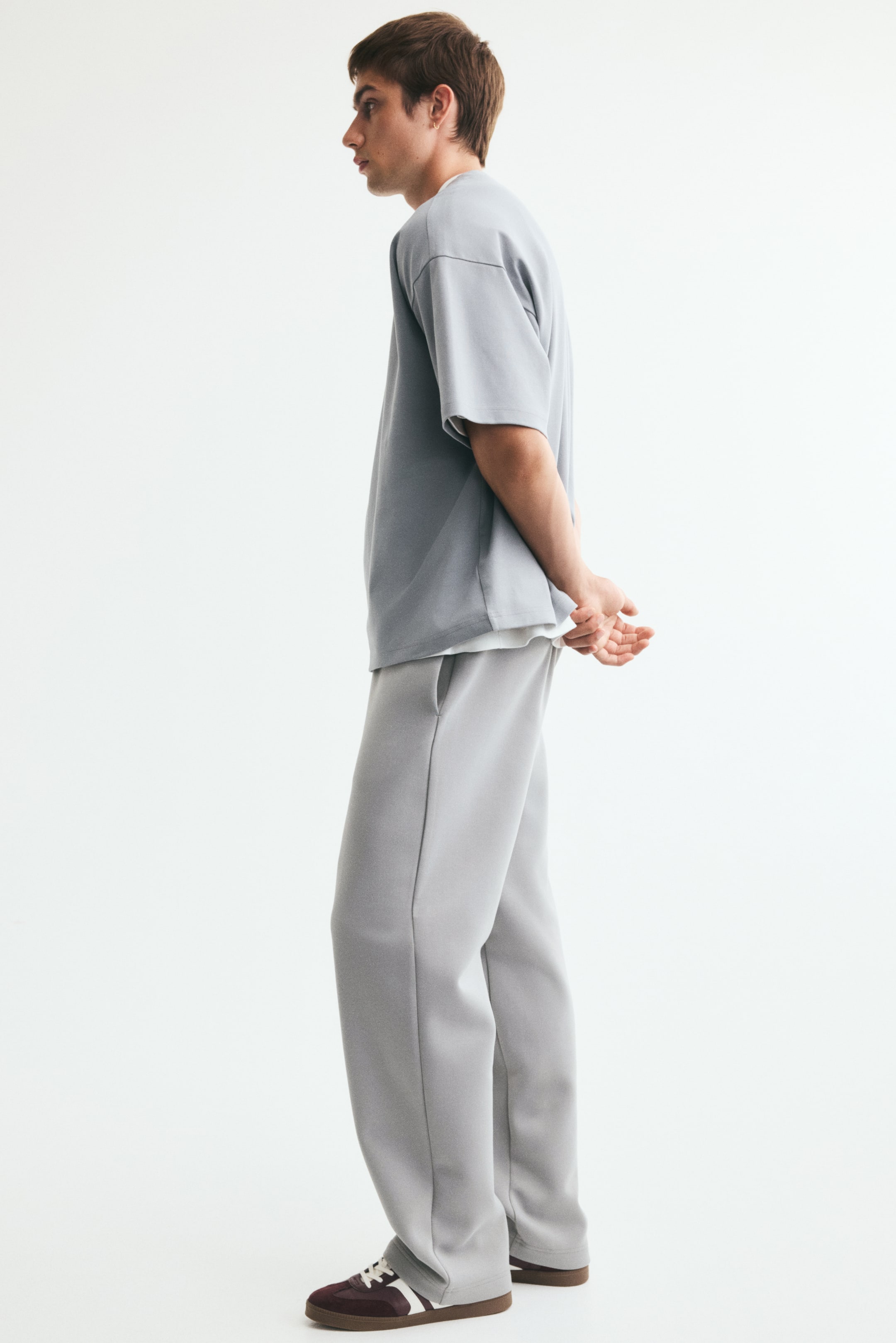 Pantalon de survêtement décontracté en interlock