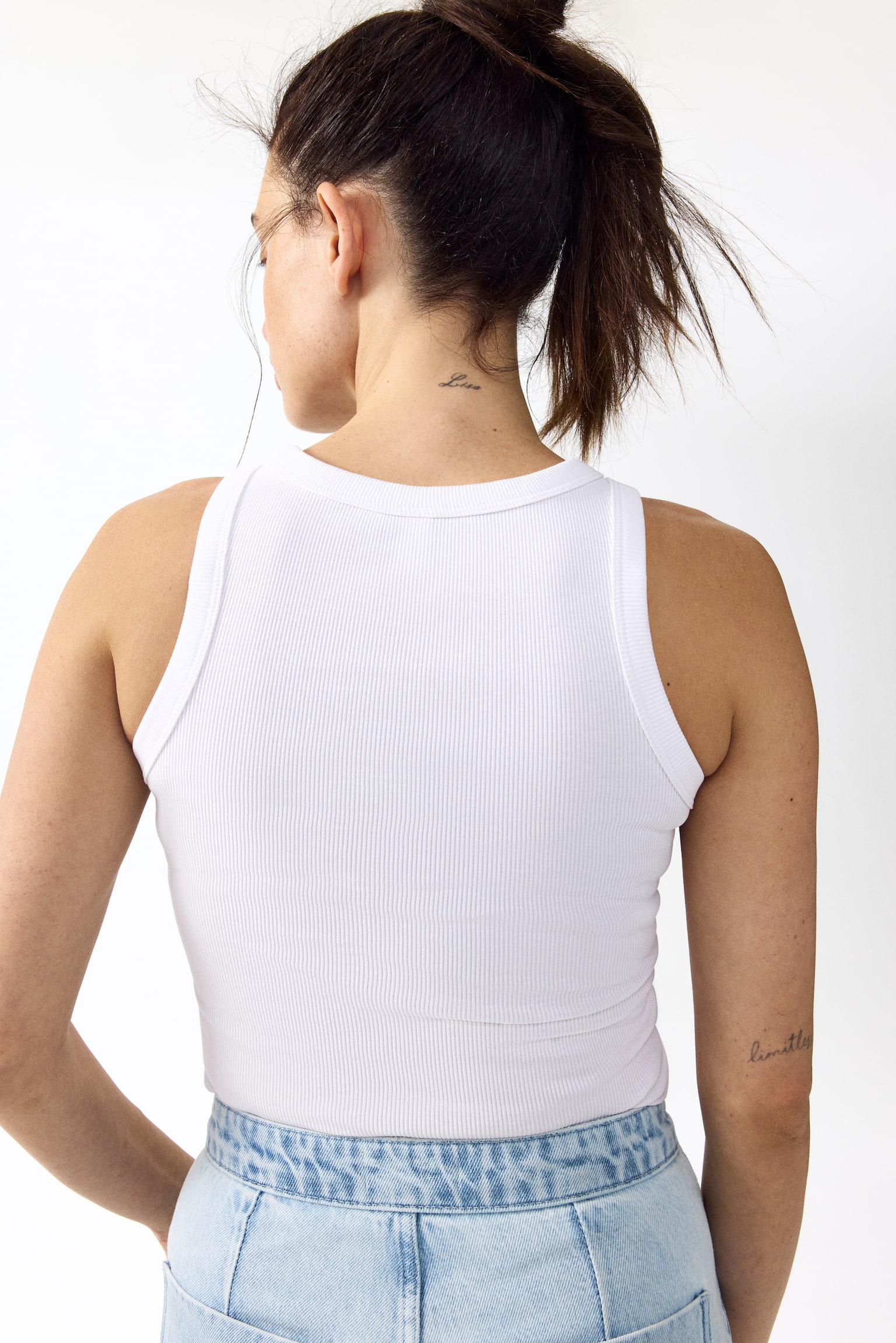 MAMA Ribbed nursing vest top - 5