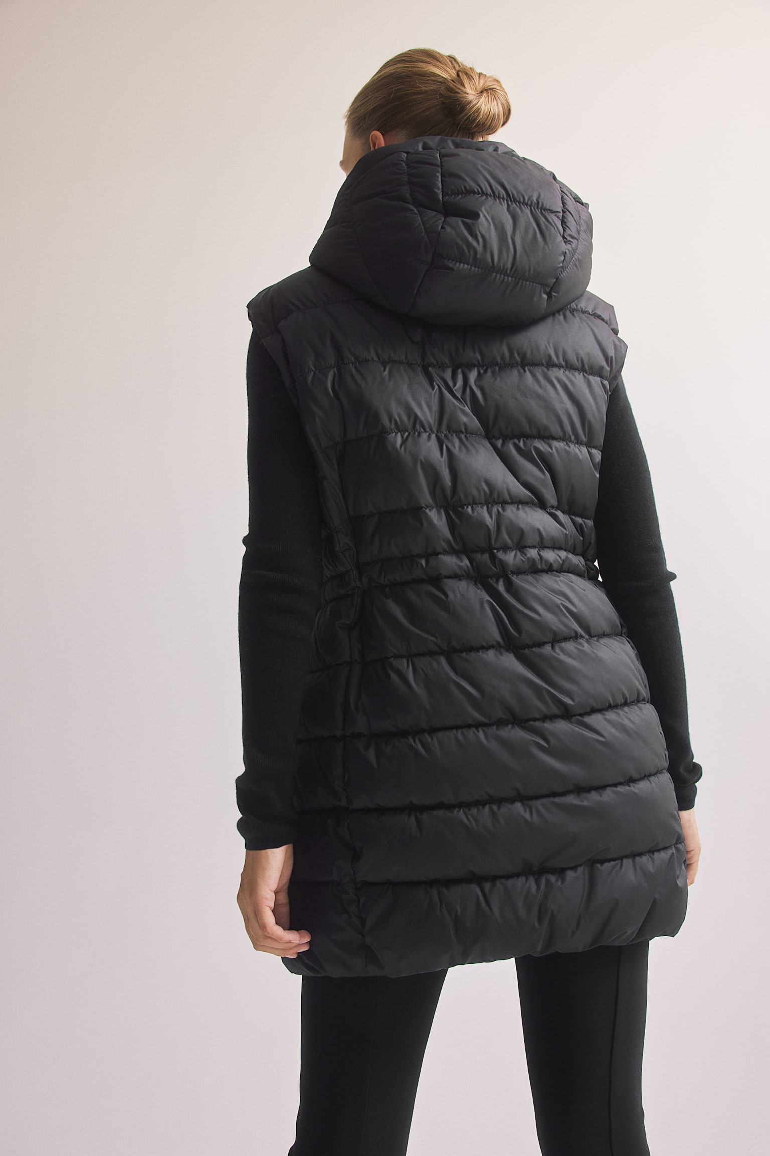 MAMA Before & After Babywearing puffer gilet - Black - 8